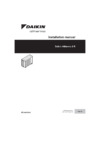 Daikin ERLA03DAV3 Инструкция по монтажу