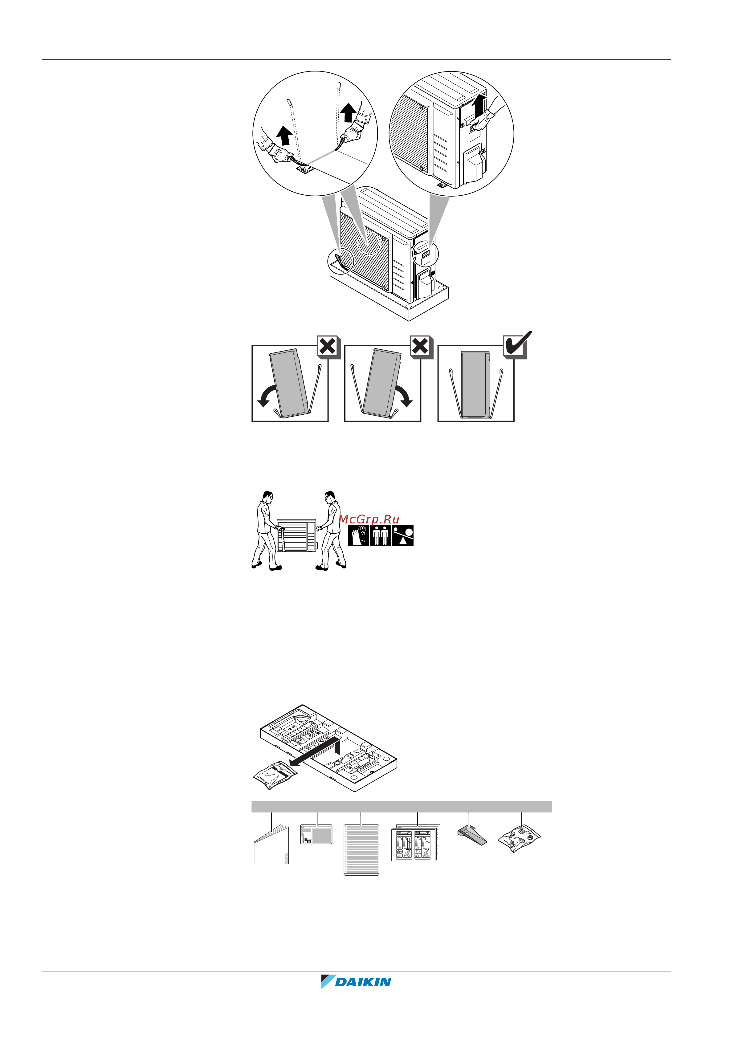 Daikin EHVH08SU23DA6V7 [16/240] To remove the accessories from the outdoor unit
