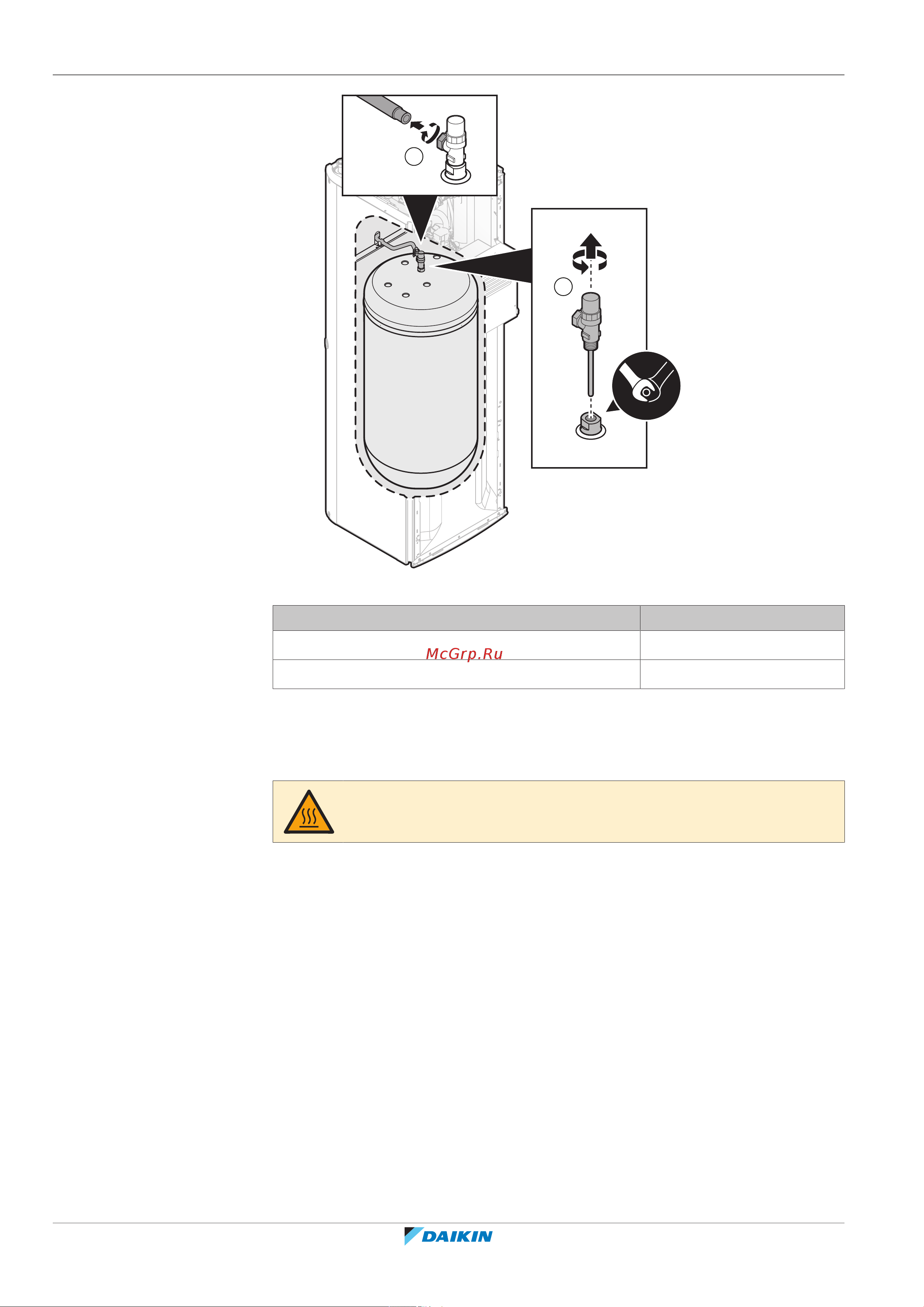 Daikin EHVH08SU23DA6V7 [196/240] To inspect the inside of the domestic hot water tank