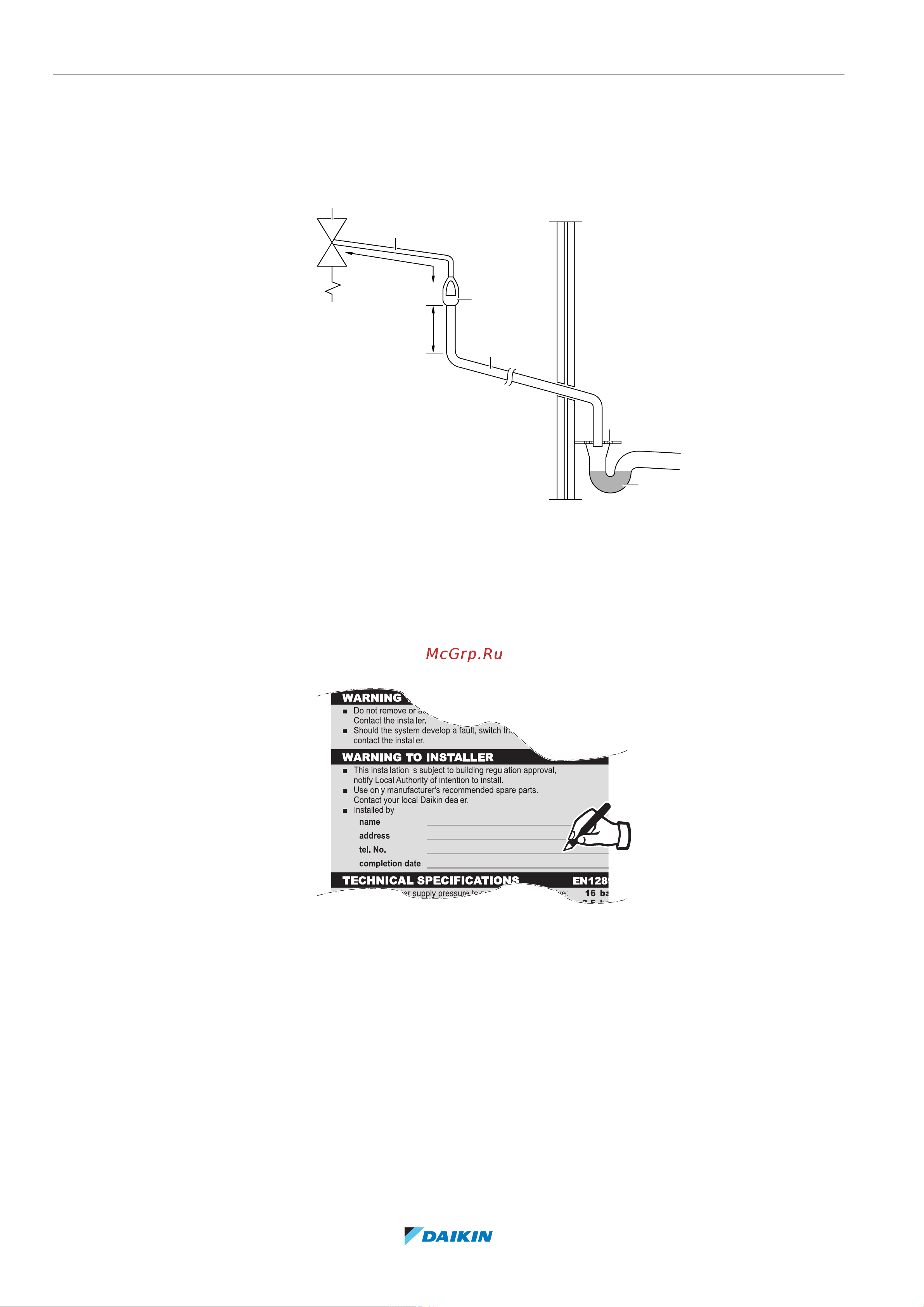 Daikin EHVH08SU23DA6V7 [94/240] Installation
