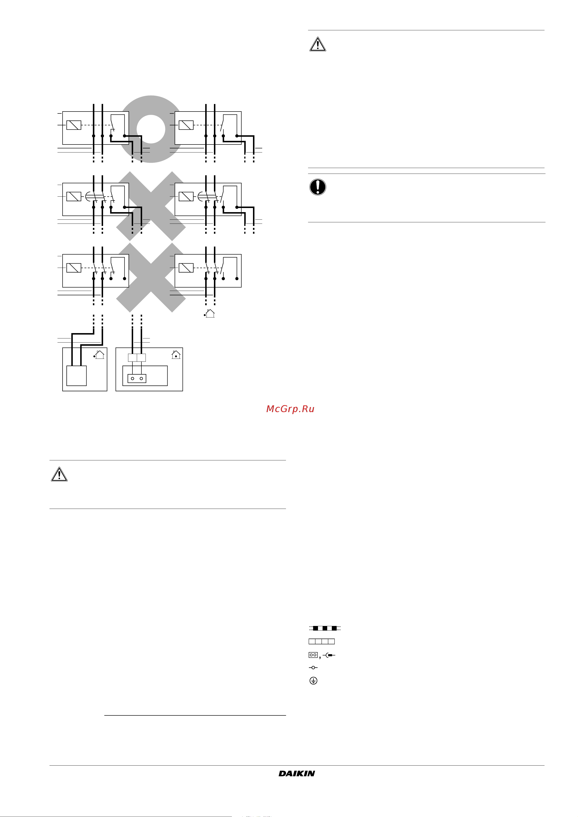 Daikin EBHQ006BAV3 [27/52] Indoor unit internal wiring parts table