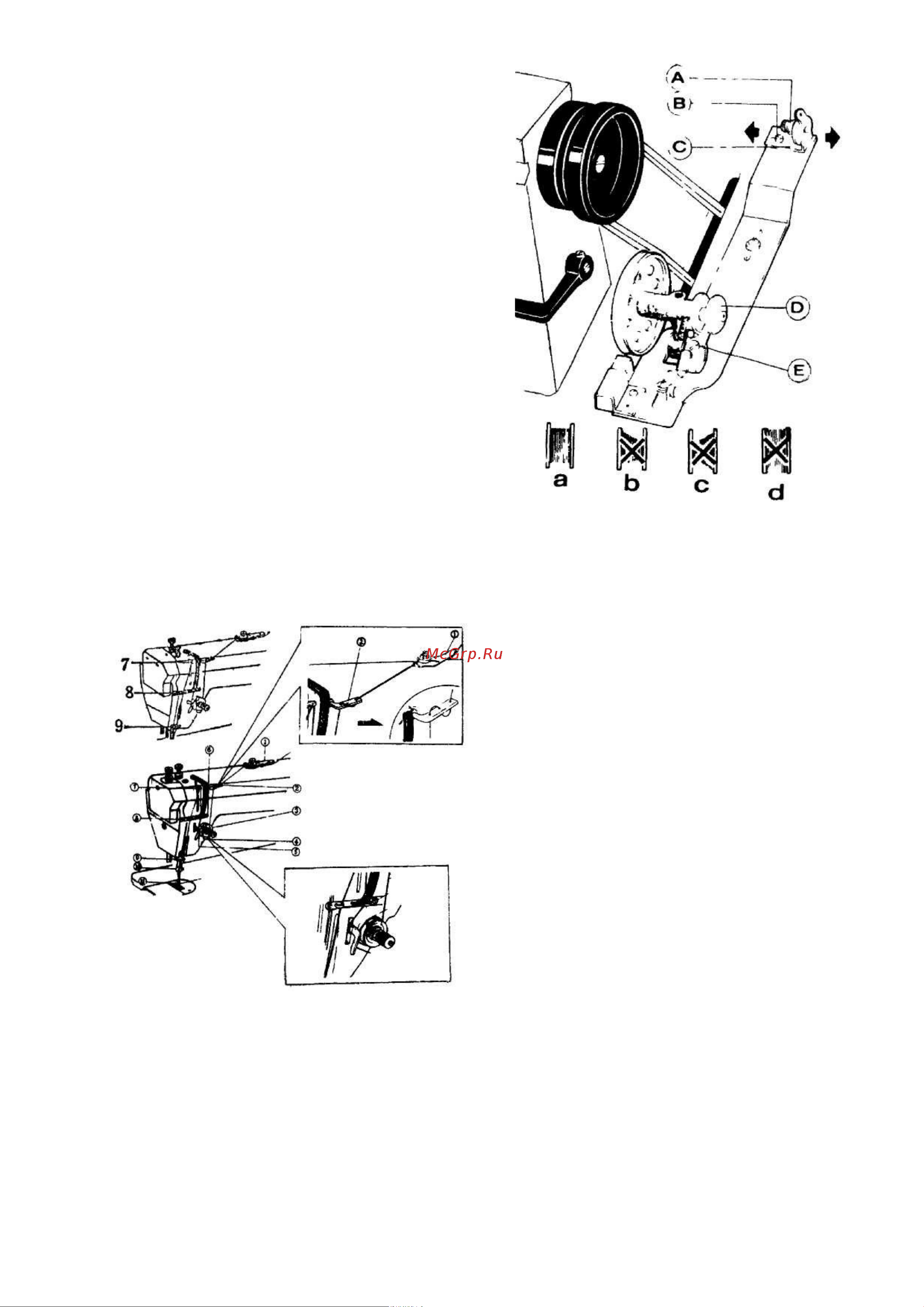 Typical GC6-7D [12/26] Заправка игольной нити и вытягивание шпульной нити