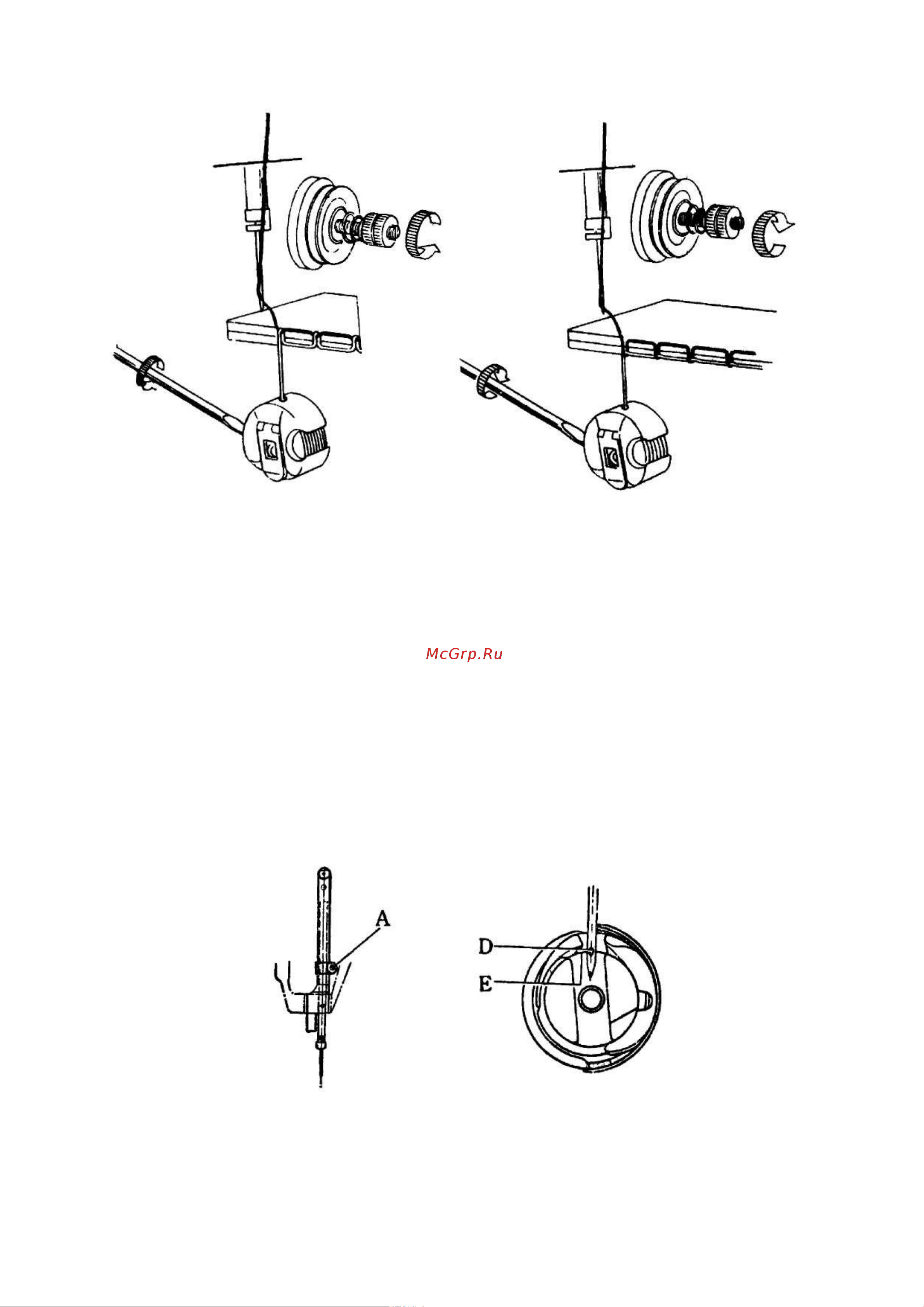 Typical GC6-7D [17/26] Регулировка положения иглодержателя