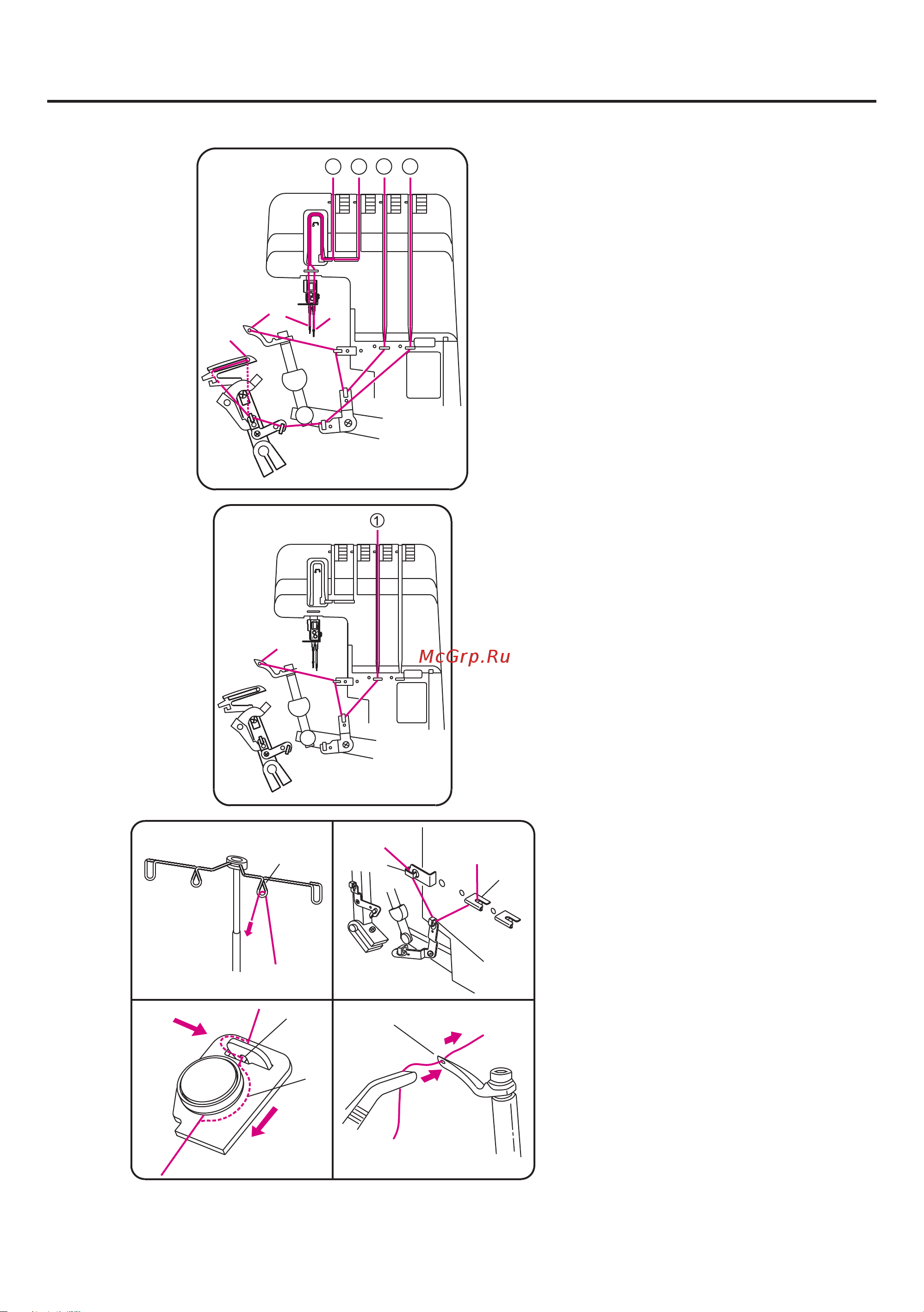 Juki MO-51eN [25/63] Threading preparation