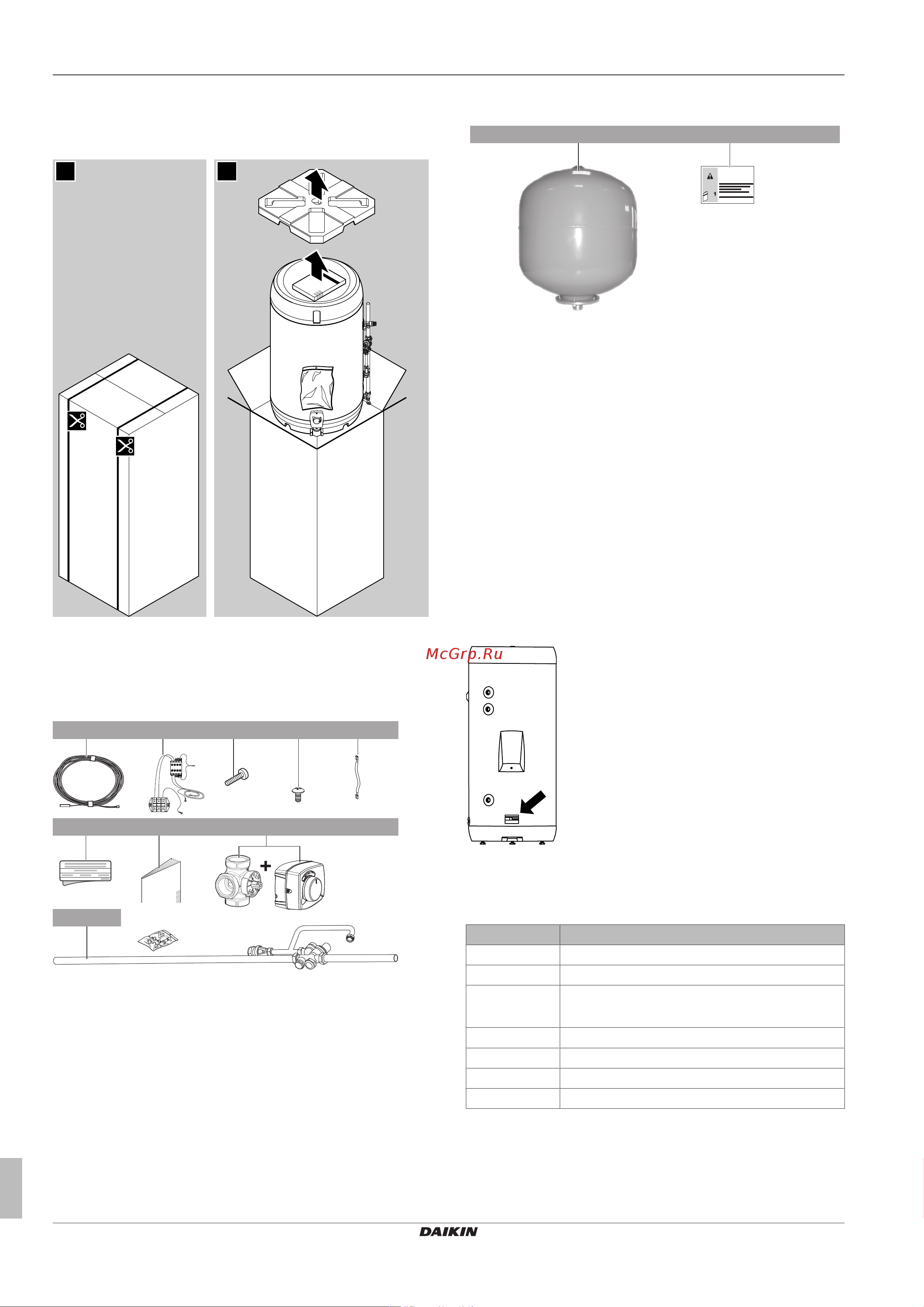 Daikin EKHWSU300D3V3 [6/24] Domestic hot water tank