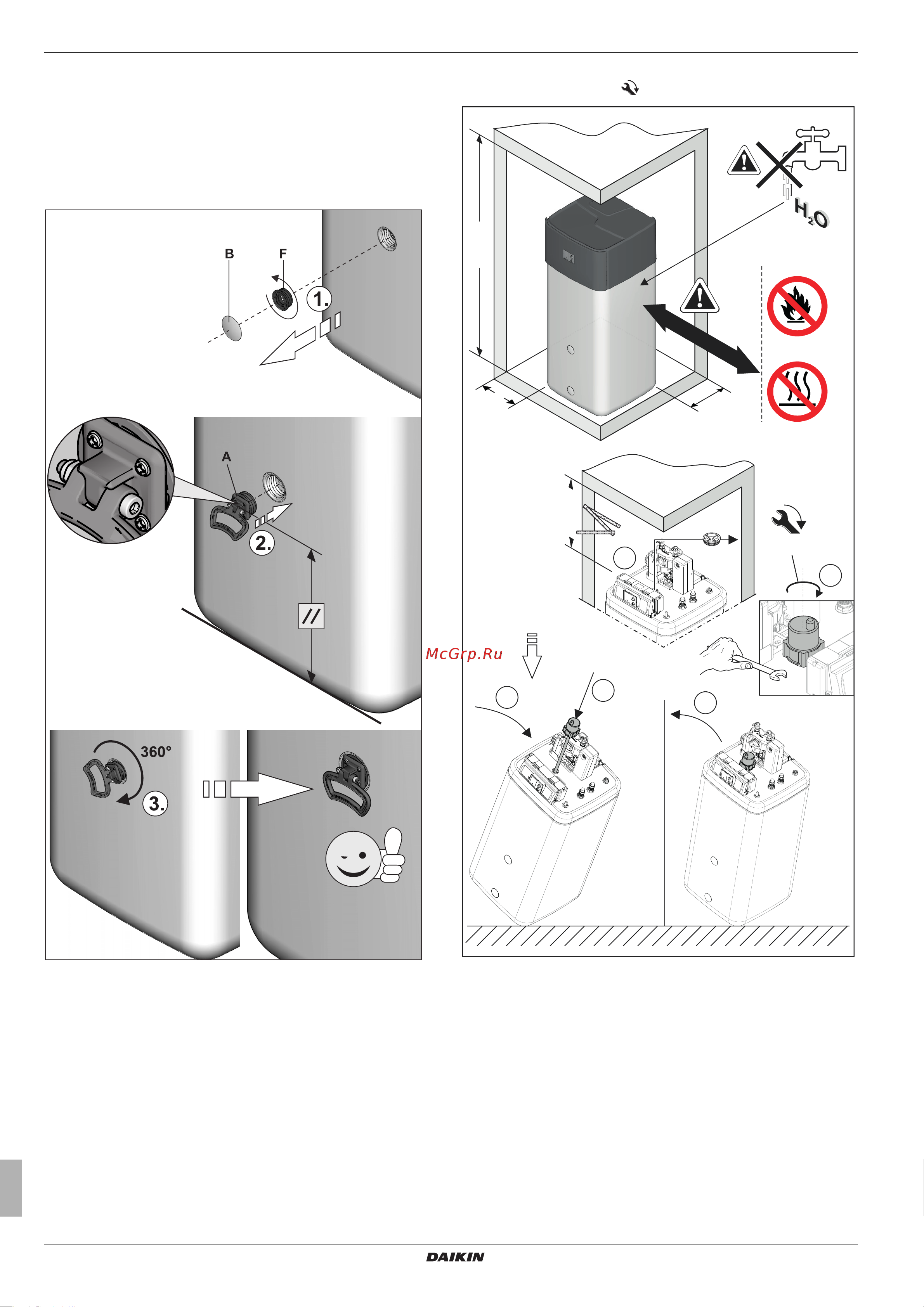 Daikin EKHWMX500CA [16/68] X set up and installation