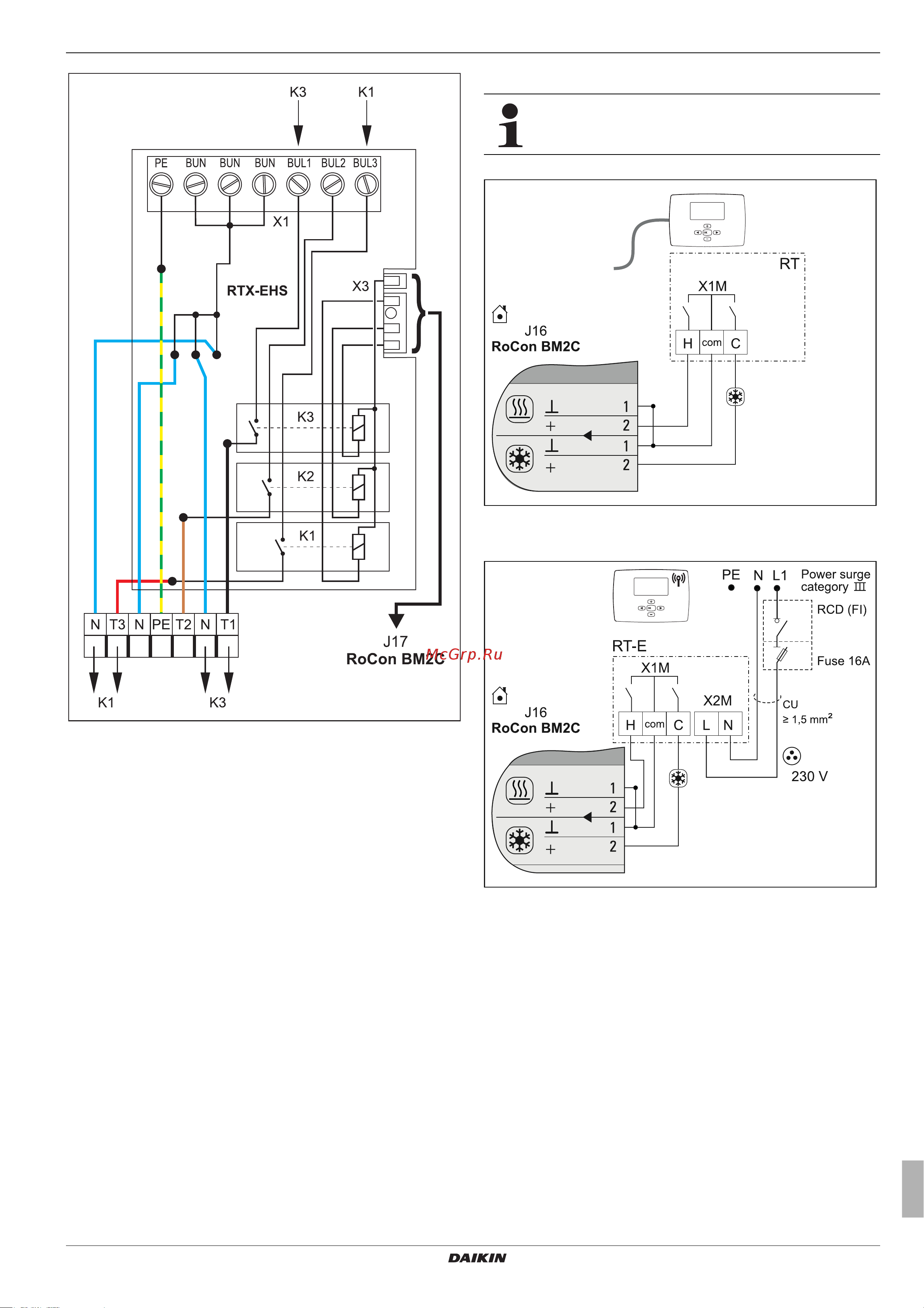 Daikin EKHWMX500CA [27/68] X set up and installation