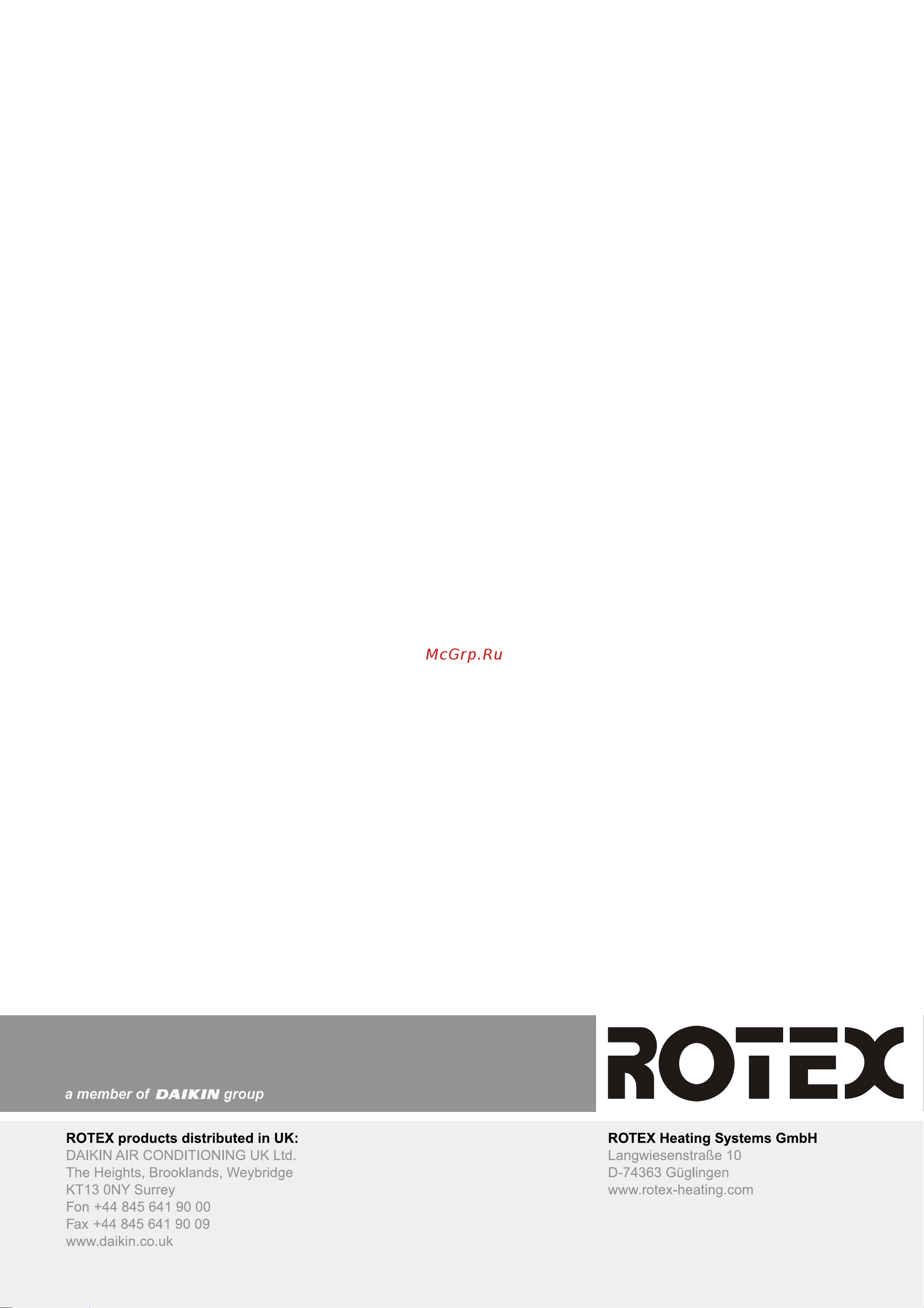 Daikin RKHWMX300C Инструкция по эксплуатации онлайн [64/64] 605060