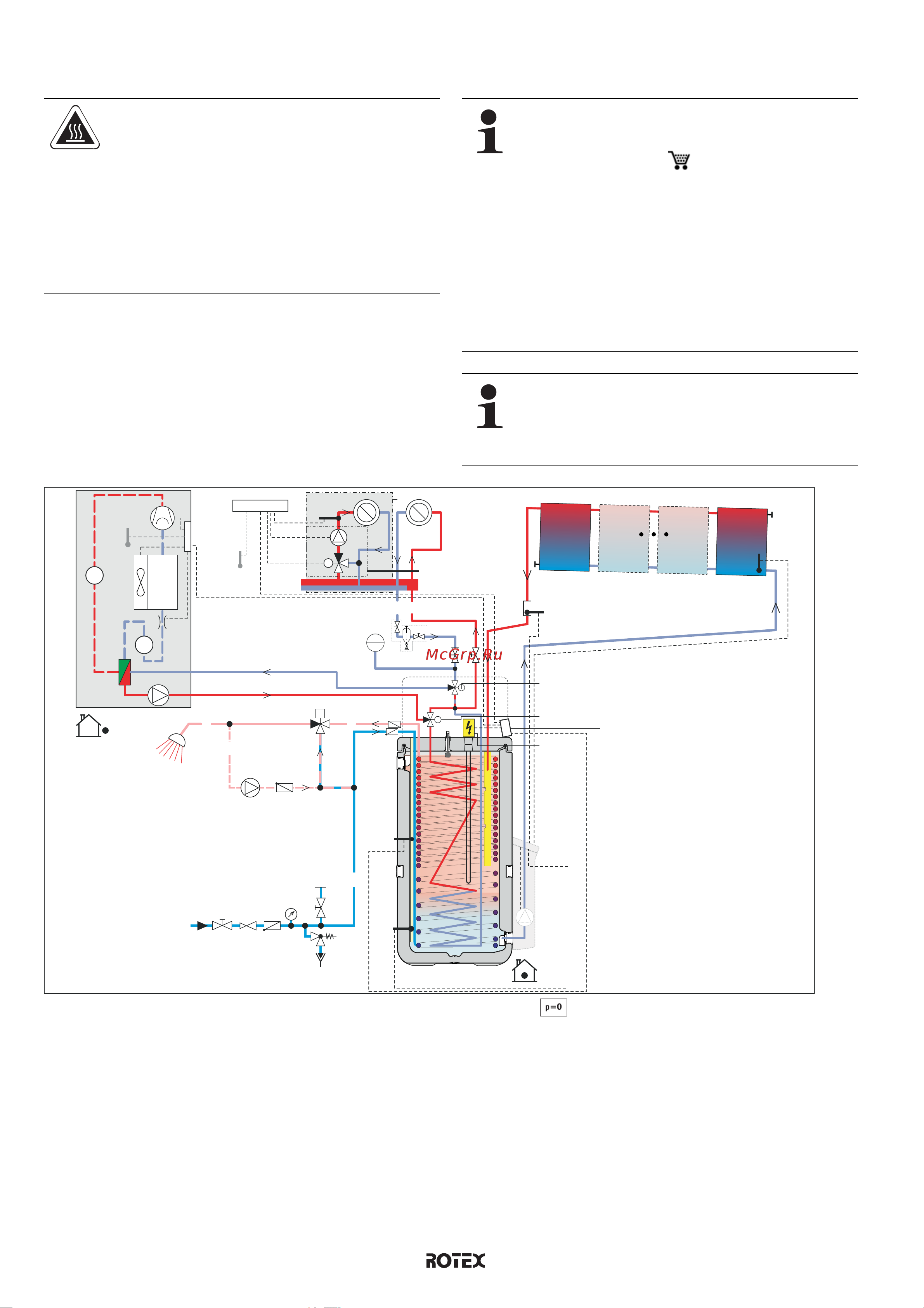 Daikin RKHWMX500C [68/80] Подключение гидравлической системы