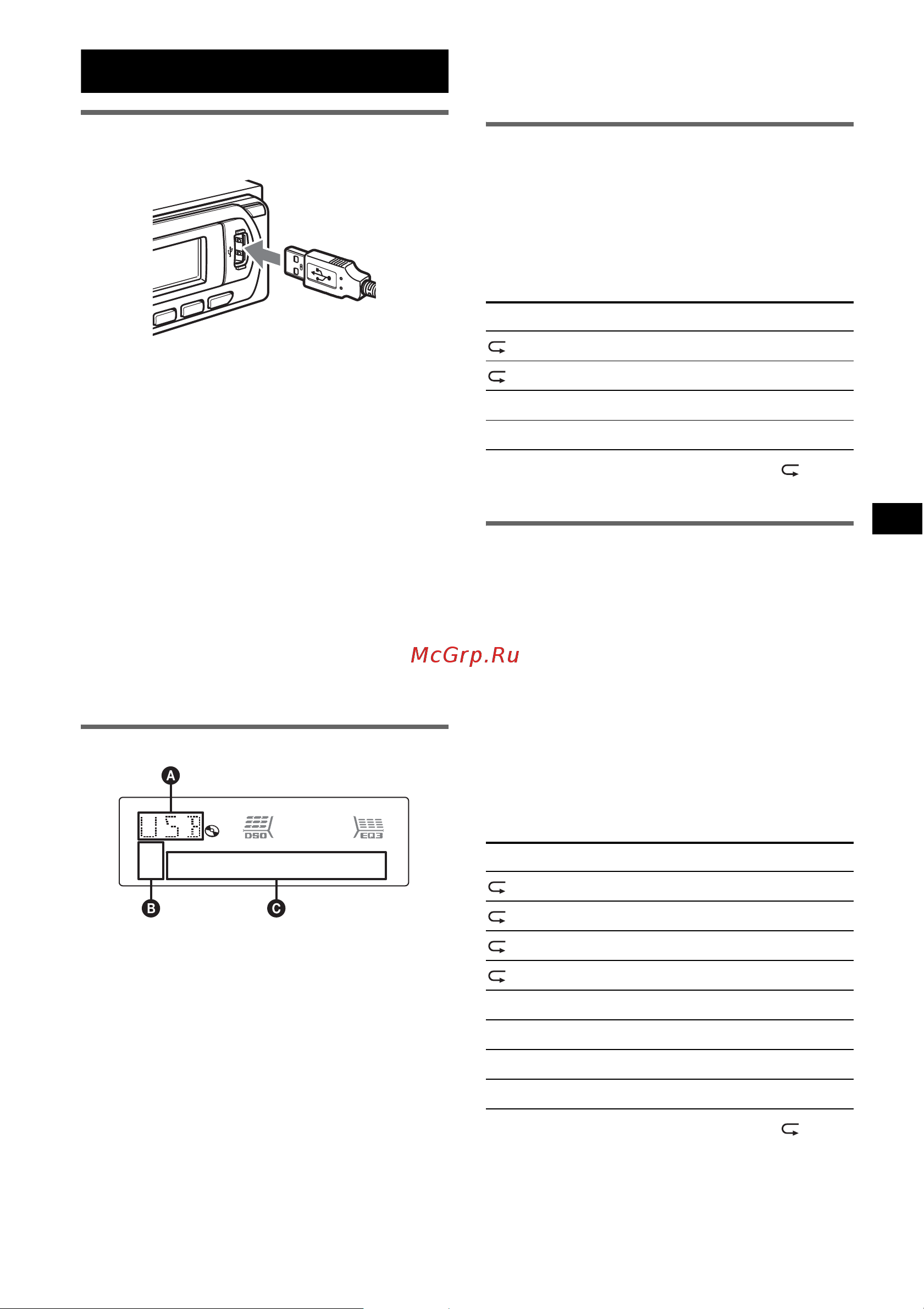 Sony CDX-GT610U [11/116] Playback usb devices