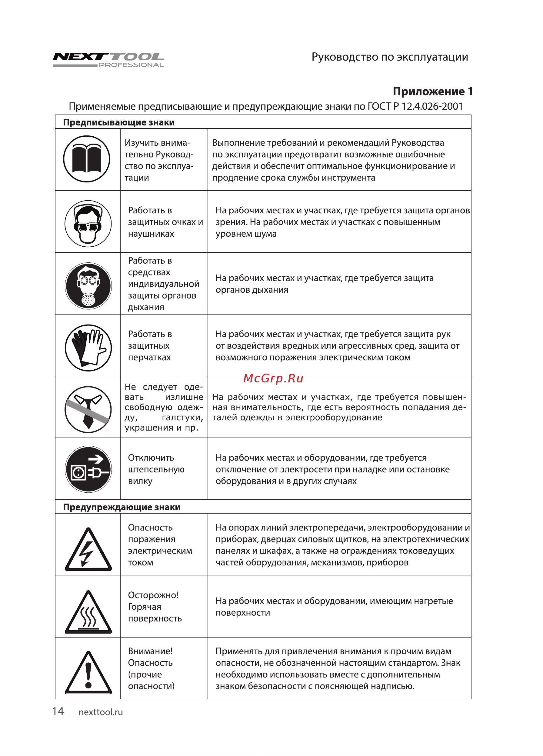 NEXTTOOL КМК-1600/24А [14/20] Nexj tool