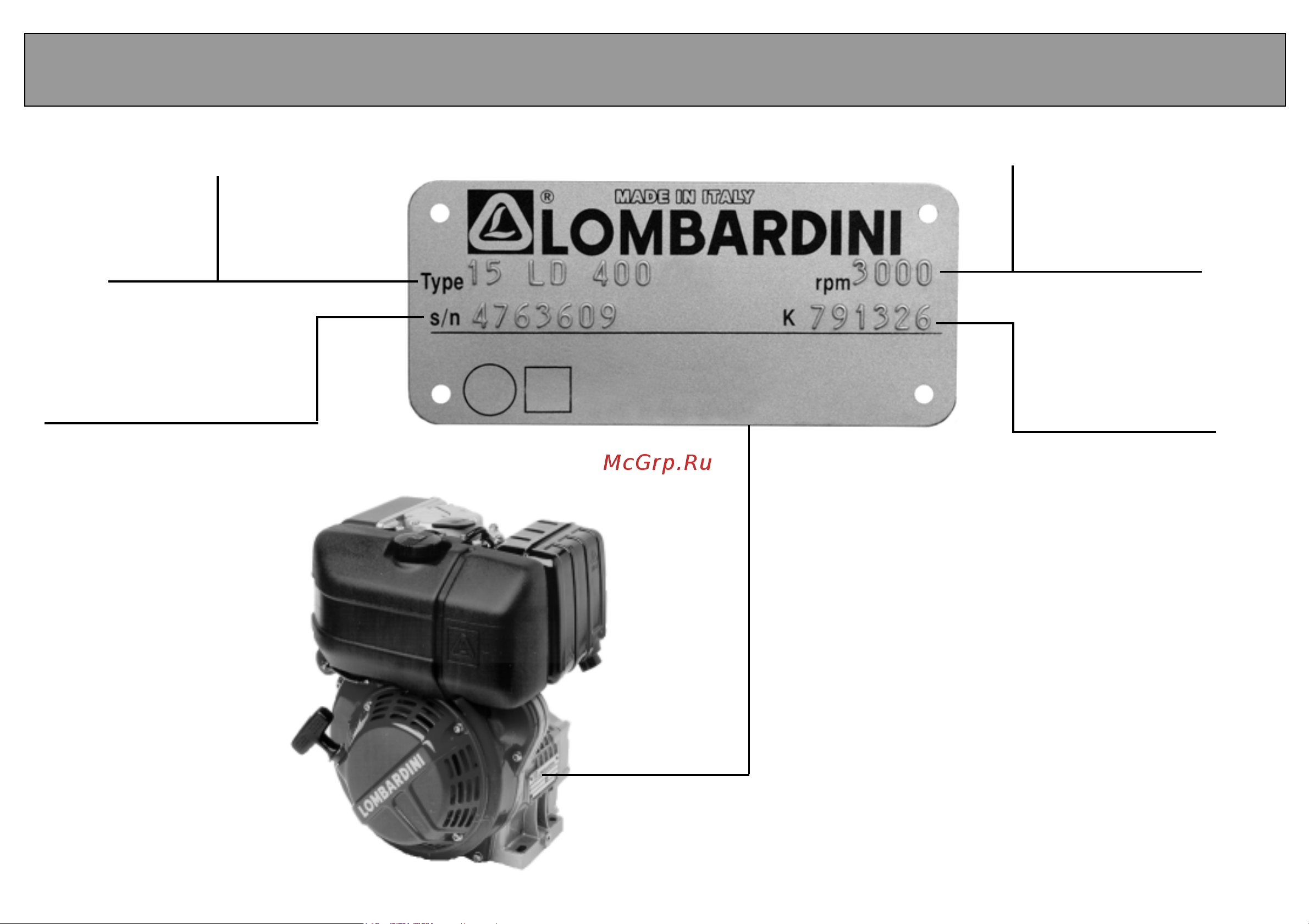 Вепрь МП 500 ДЛ [8/120] Identification moteur pagg 8 9