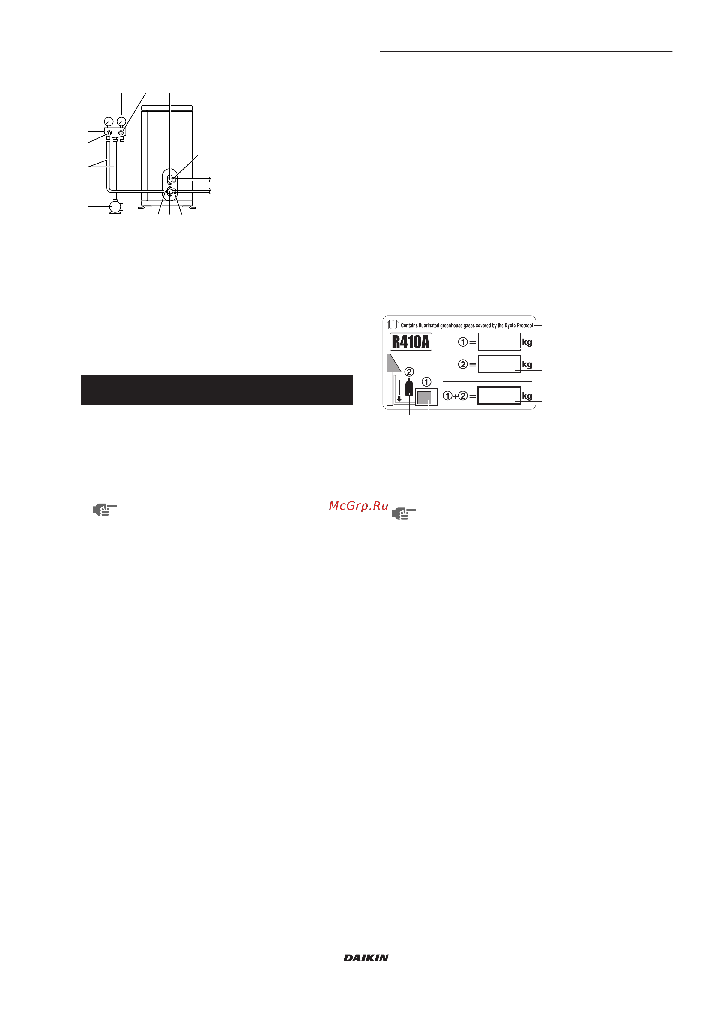 Daikin ERLQ007BAV39 [9/16] Charging refrigerant
