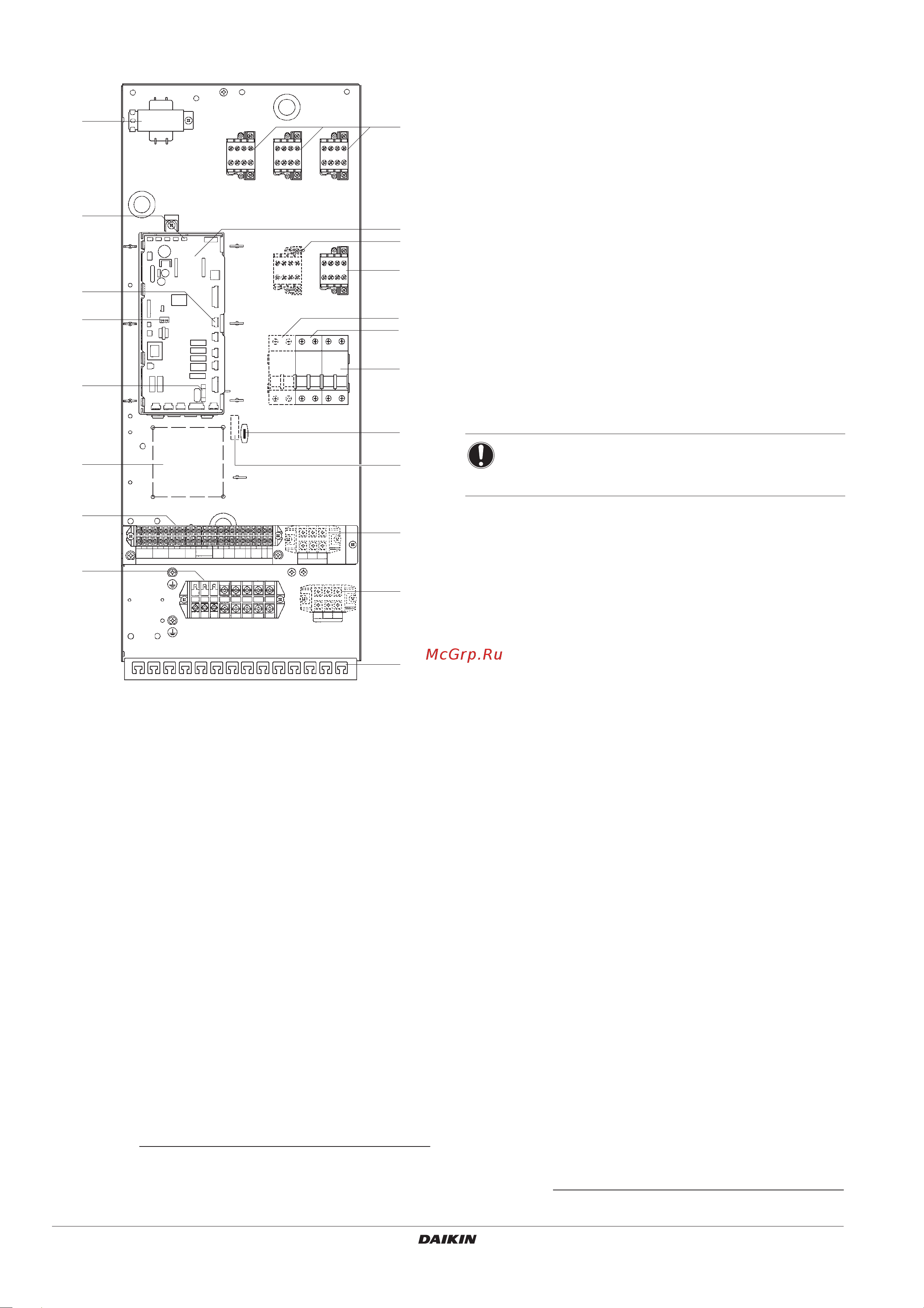 Daikin EKHBX008BB9WN [16/68] Основные элементы распределительной коробки