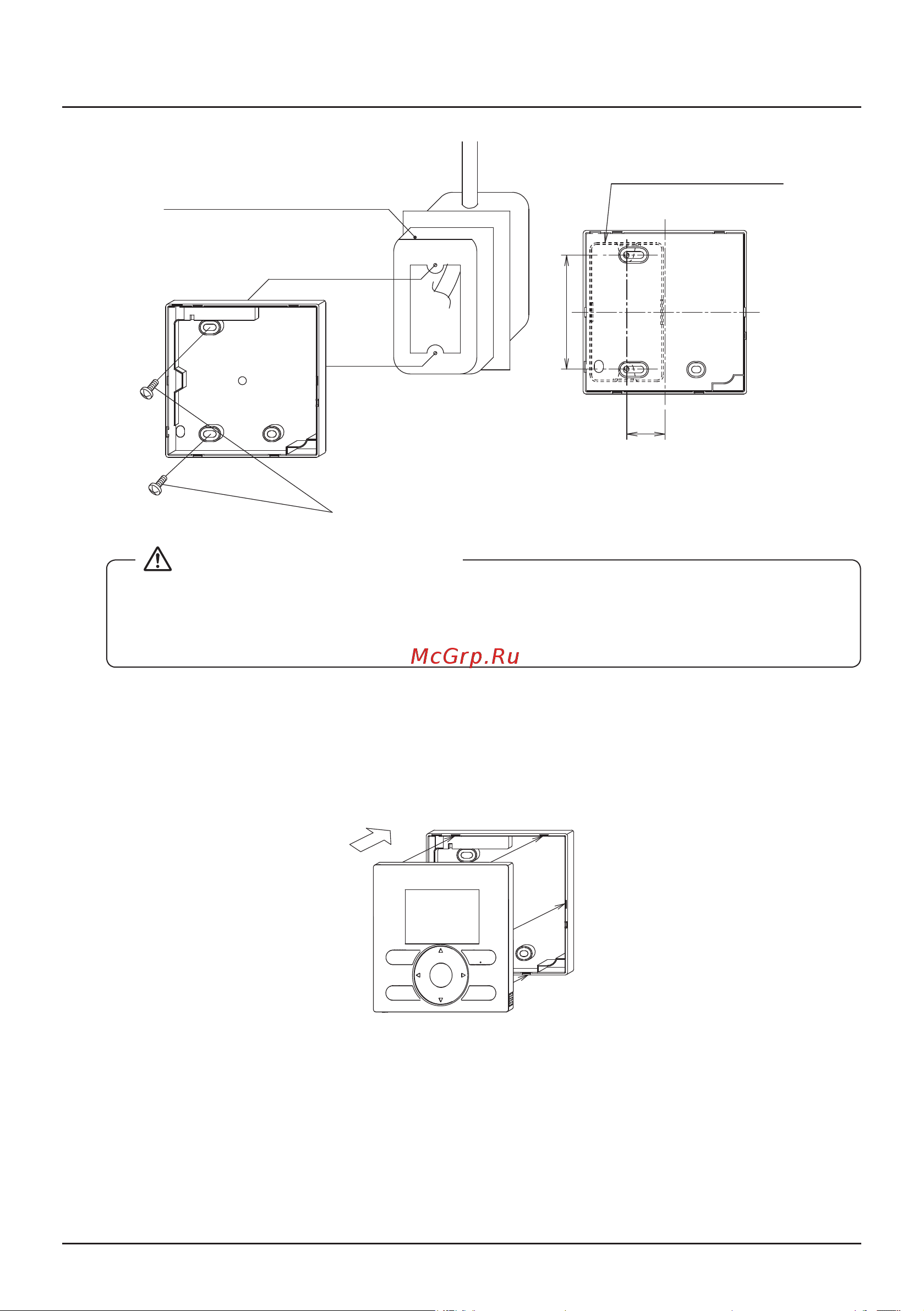 Daikin BRC1E53A7 [11/56] 6 закрепление верхней части корпуса