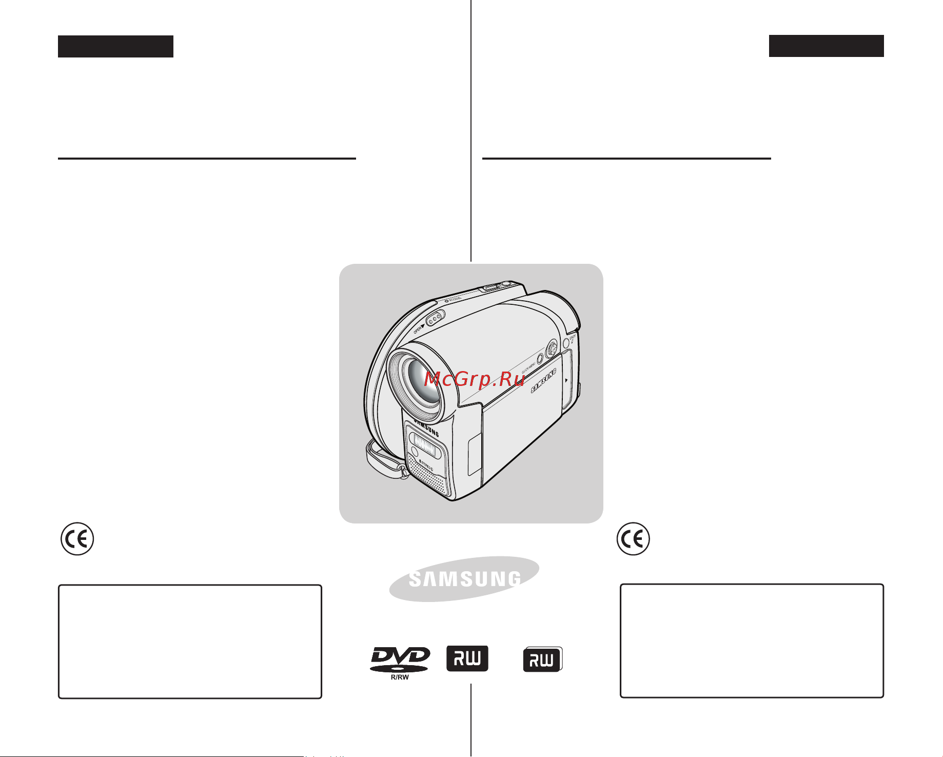 Samsung VP-DC563(i) Инструкция по эксплуатации онлайн
