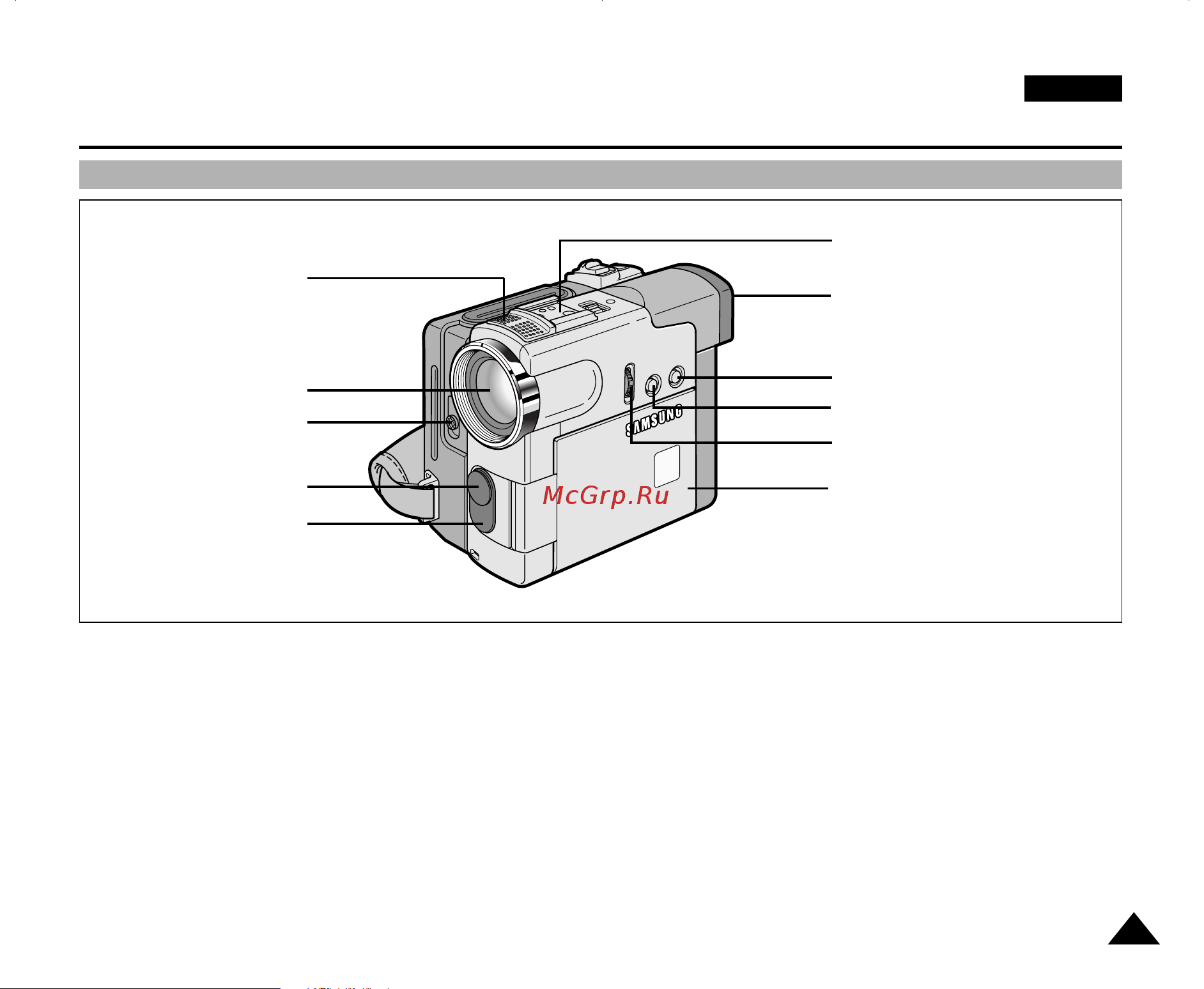 Samsung VP-D323(i) [13/109] Знакомство с видеокамерой