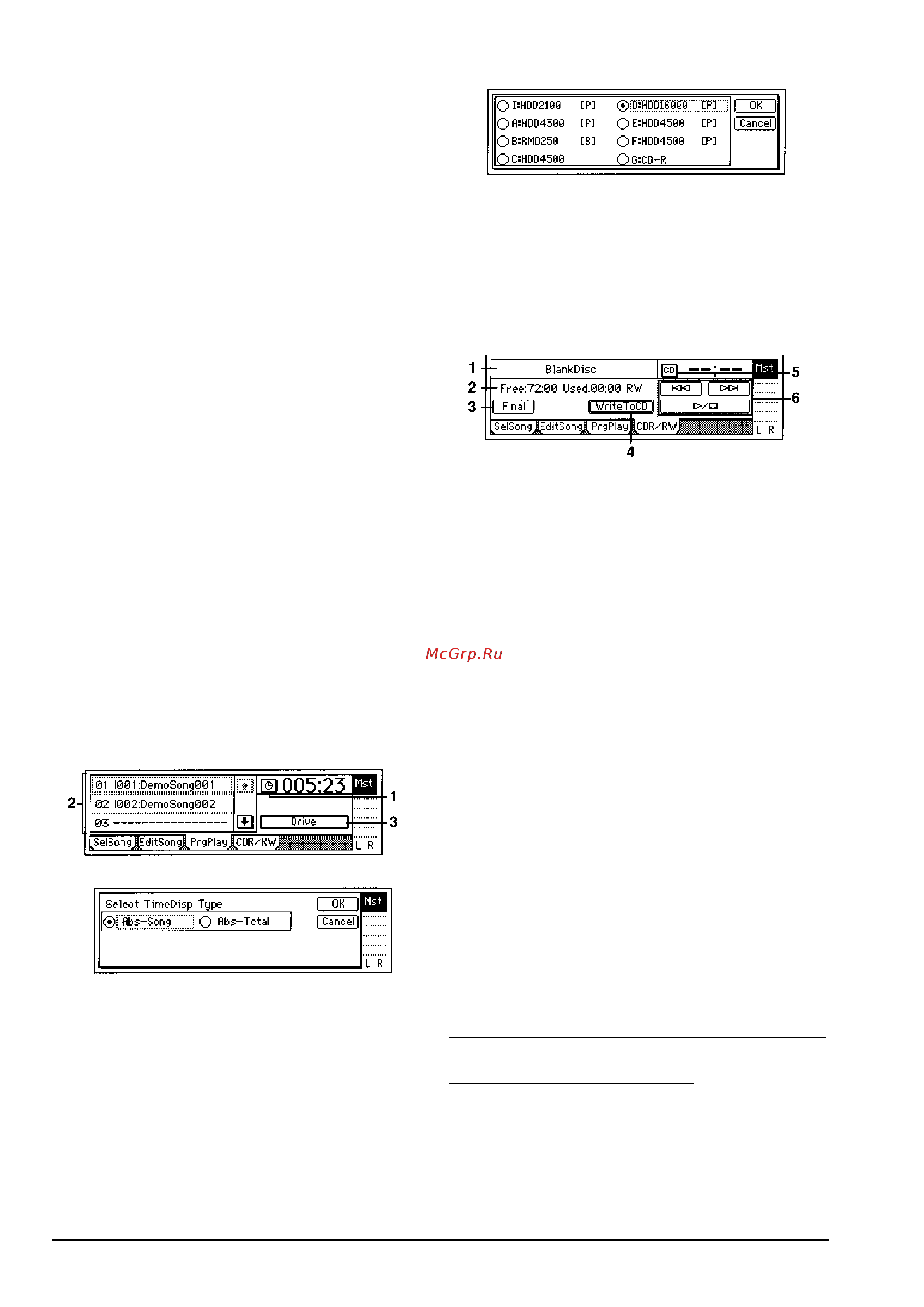 Korg D16 [34/67] Р4 cdr rw создание и воспроизведение cd r rw