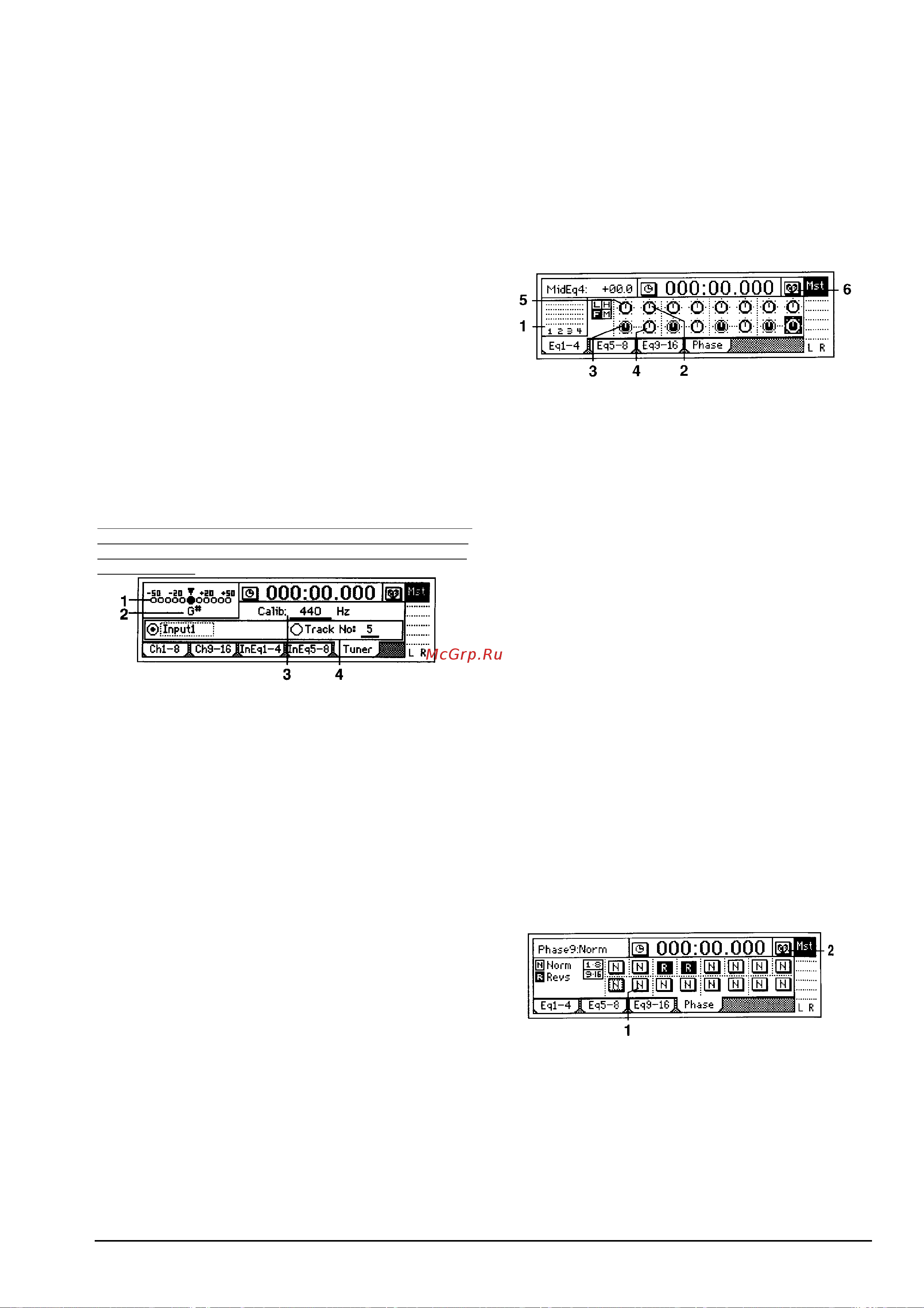Korg D16 [43/67] Эквалайзер фаза