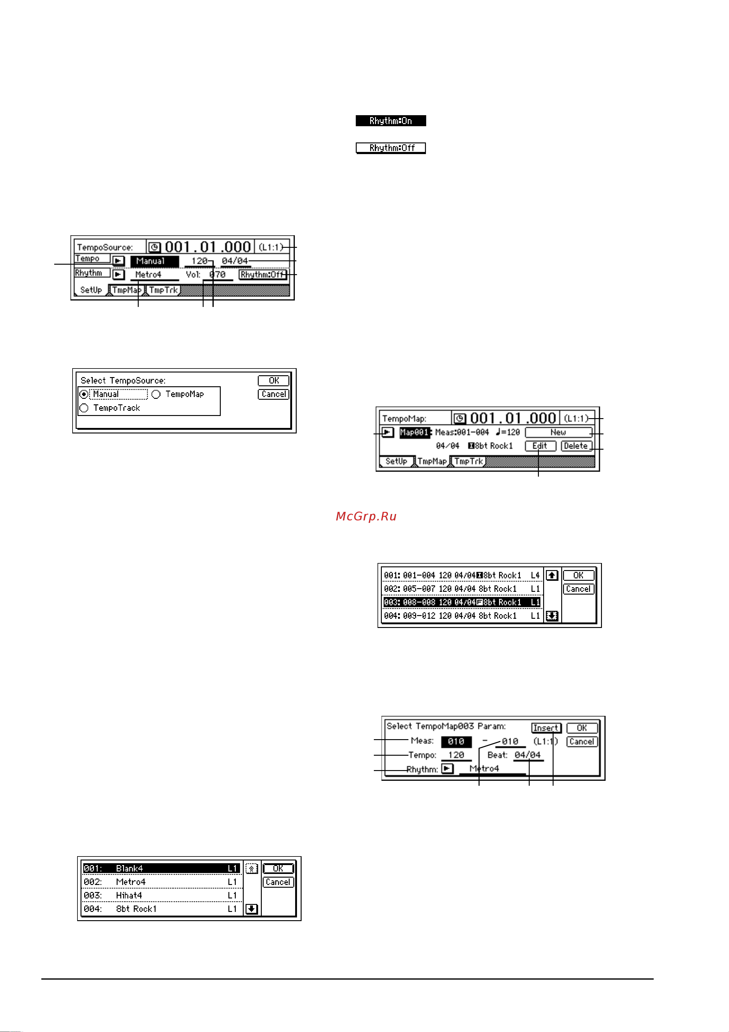 Korg D1200 [48/88] Ритм