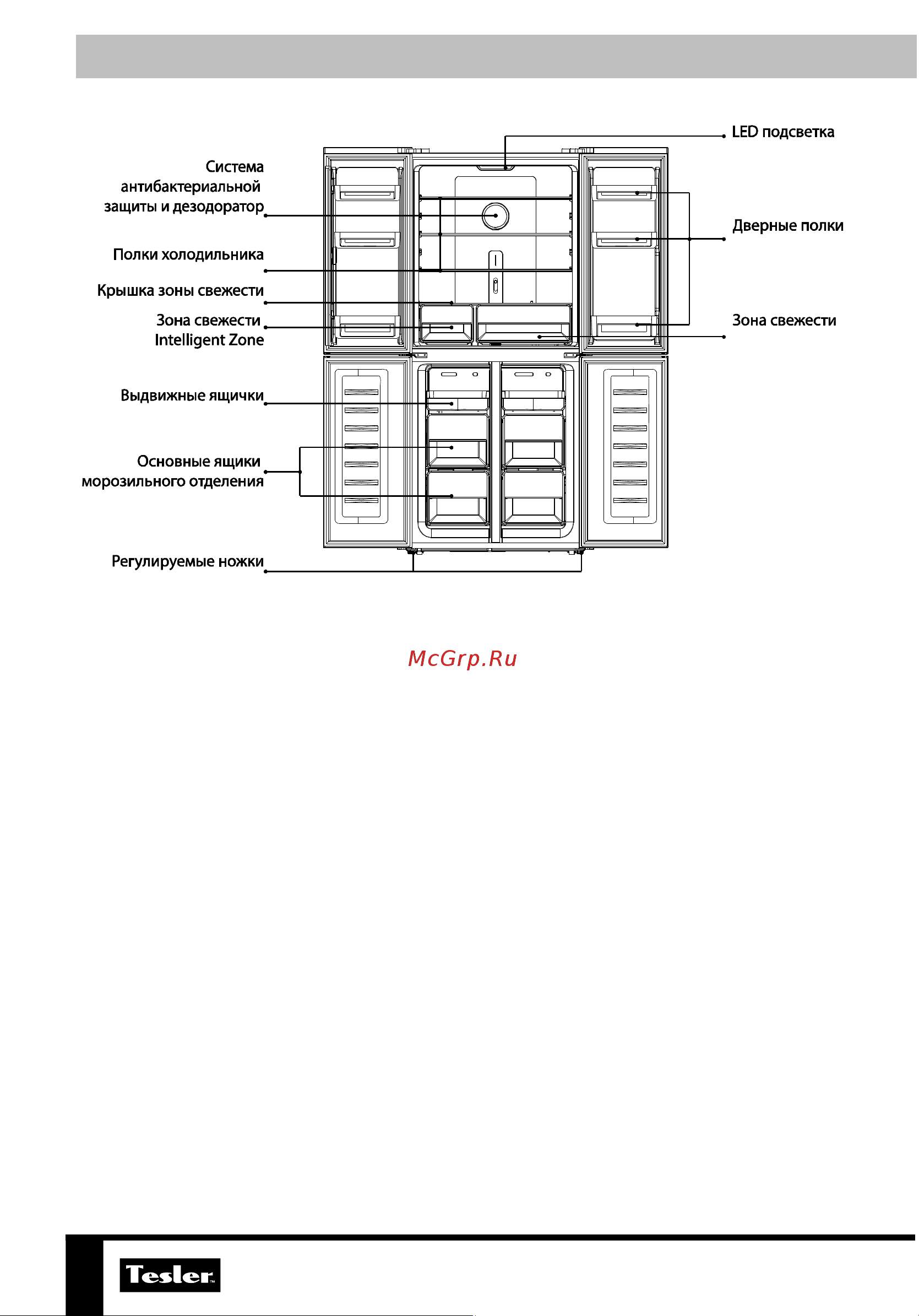 Tesler RCD-480I GRAPHITE [8/24] Общий вид и комплектация