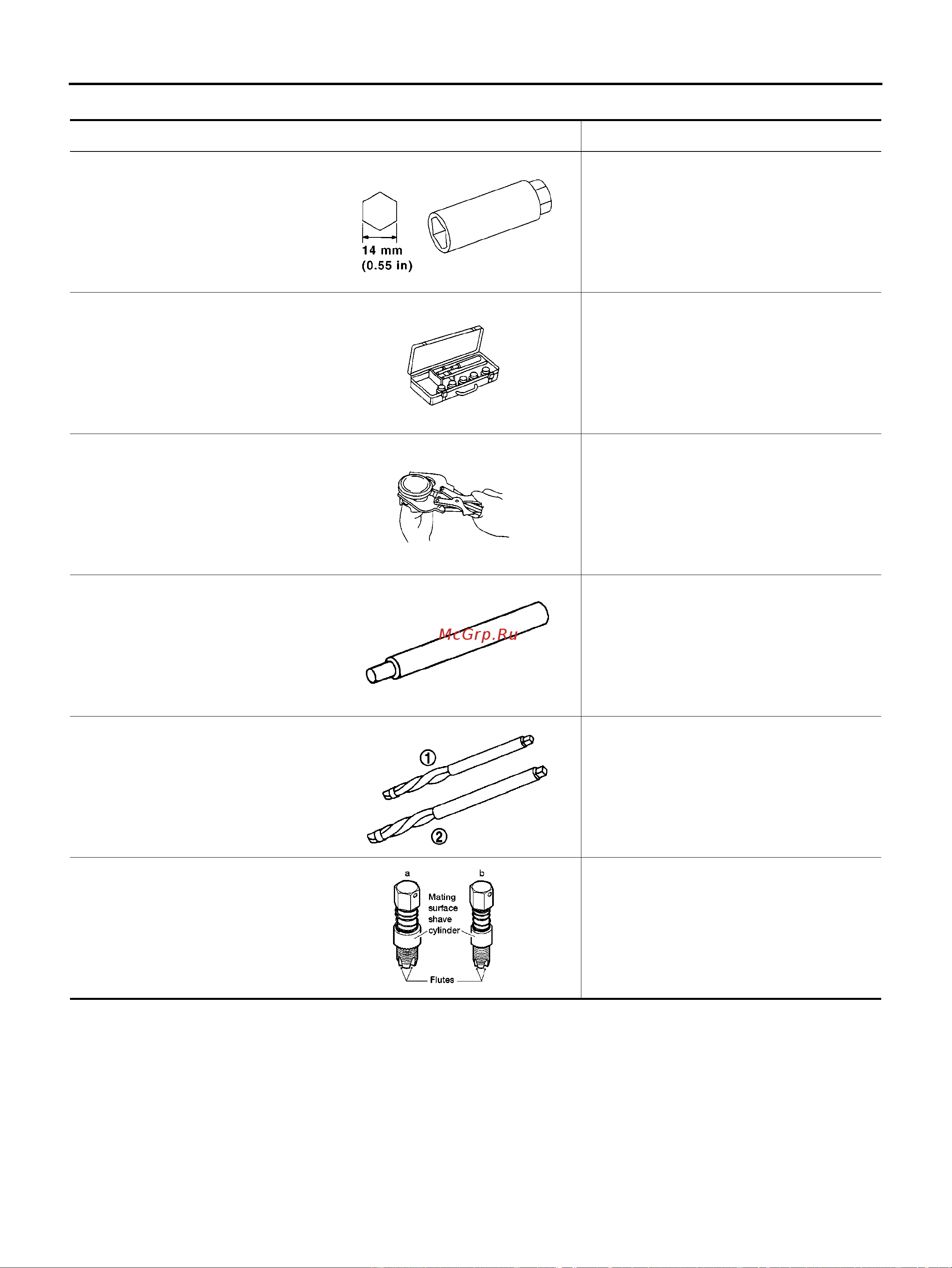Nissan Note [110/334] Commercial service tools