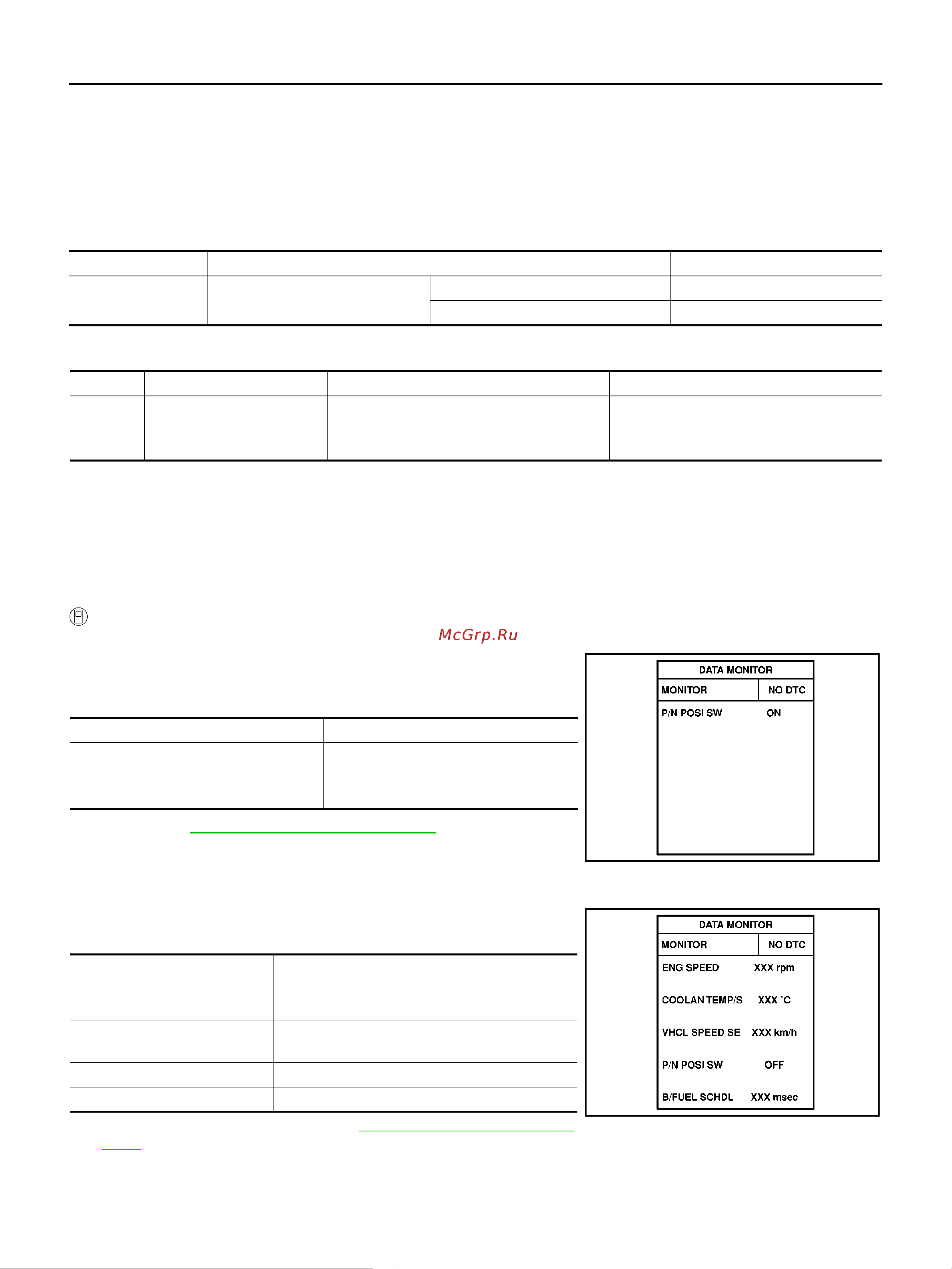 Nissan Note [1158/1872] Consult ii reference value in data monitor mode