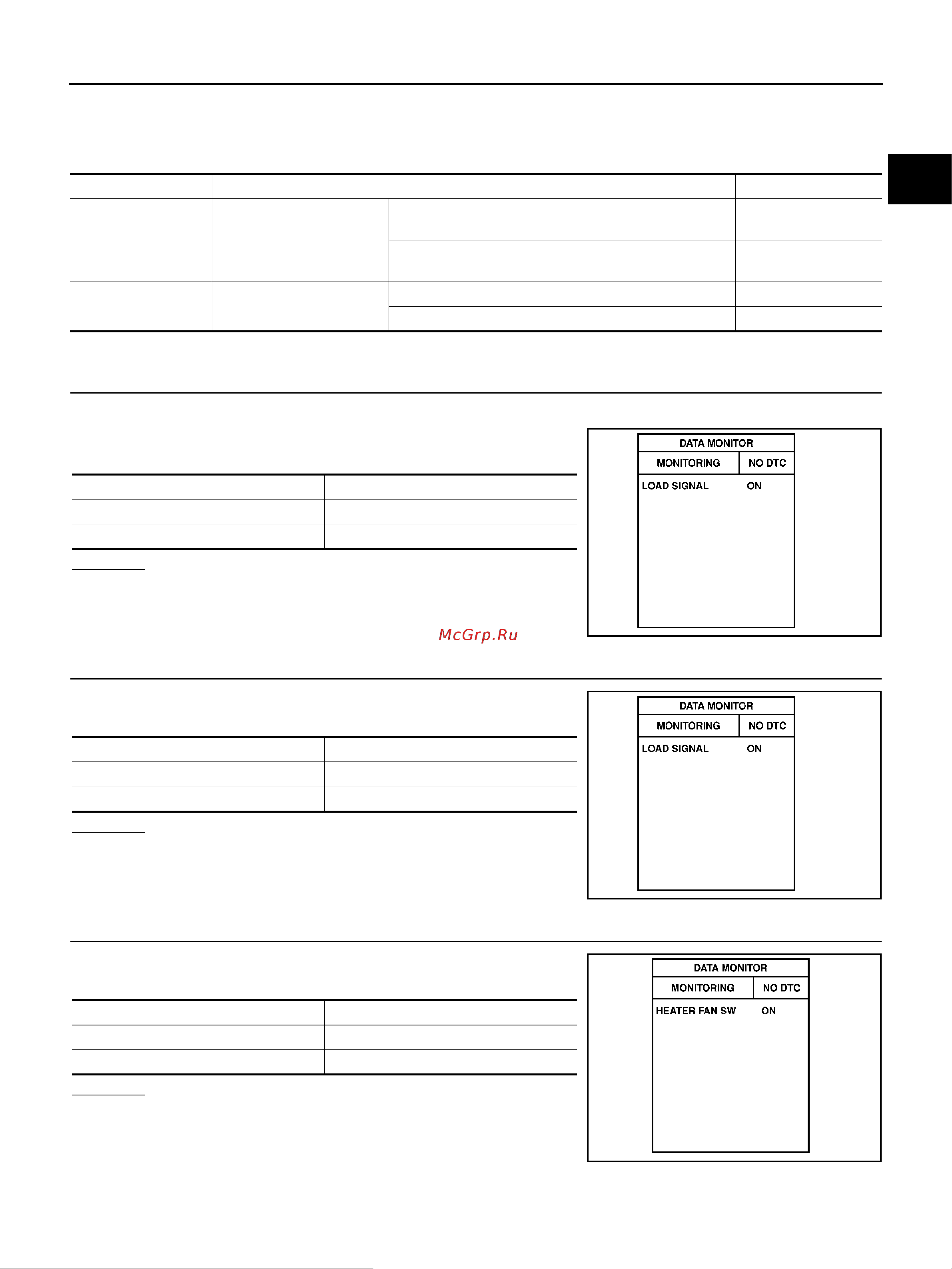 Nissan Note [1207/1872] Consult ii reference value in data monitor mode