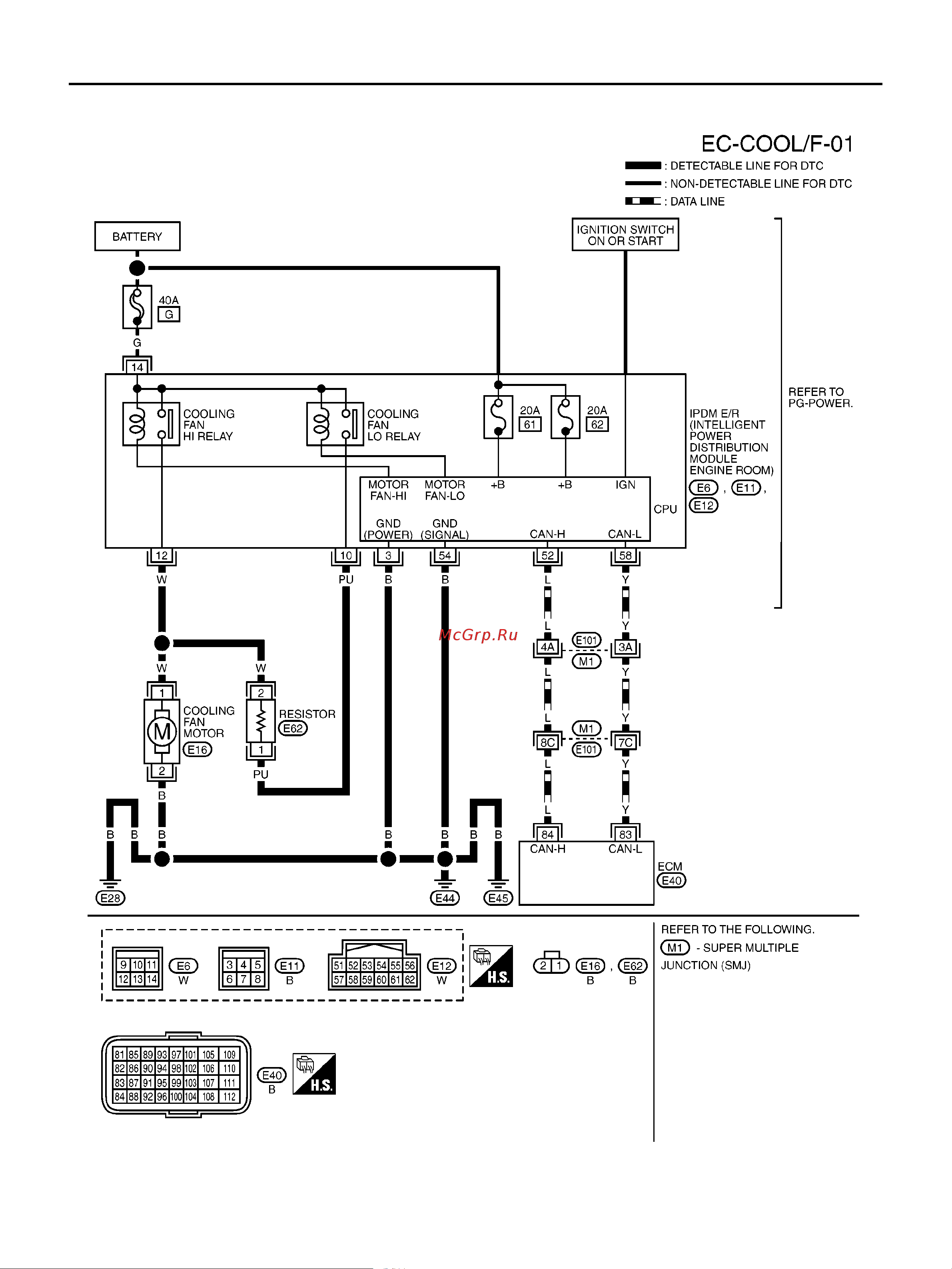 Nissan Note ENGINE CONTROL SYSTEM онлайн [1456/1872] 53283