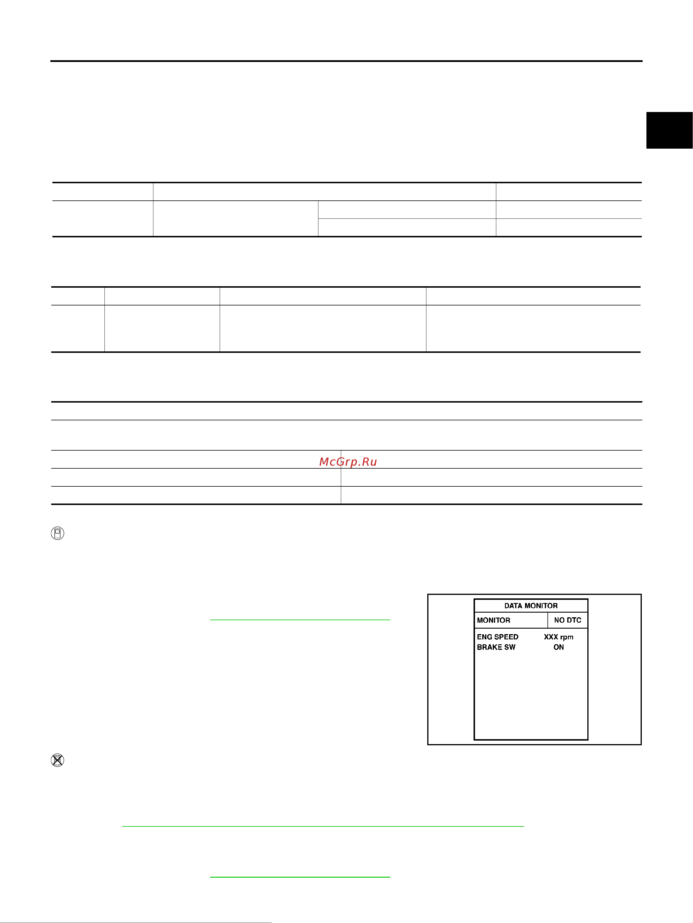 Nissan Note [1487/1872] Consult ii reference value in data monitor mode