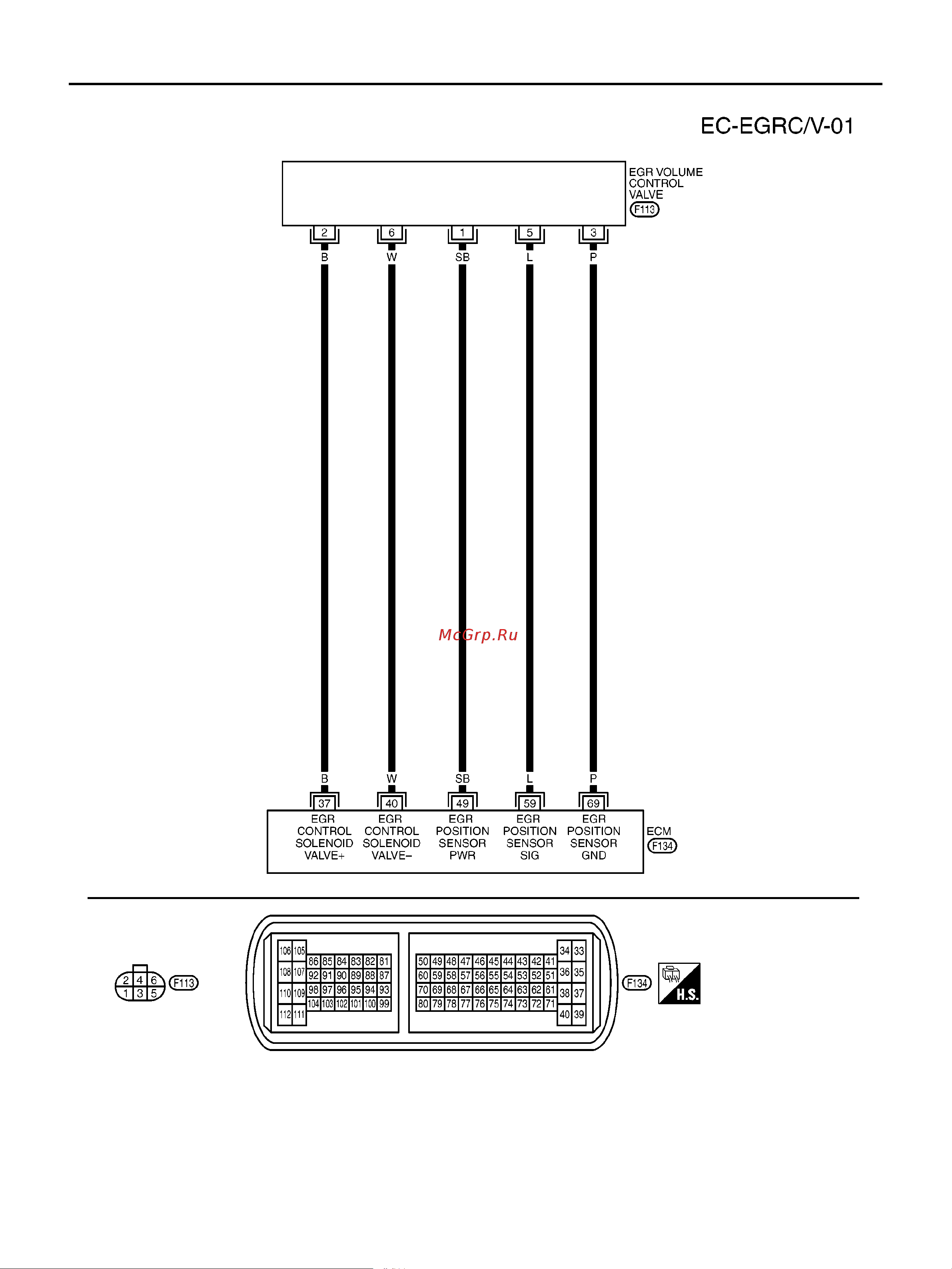 Nissan Note ENGINE CONTROL SYSTEM онлайн [1796/1872] 53283
