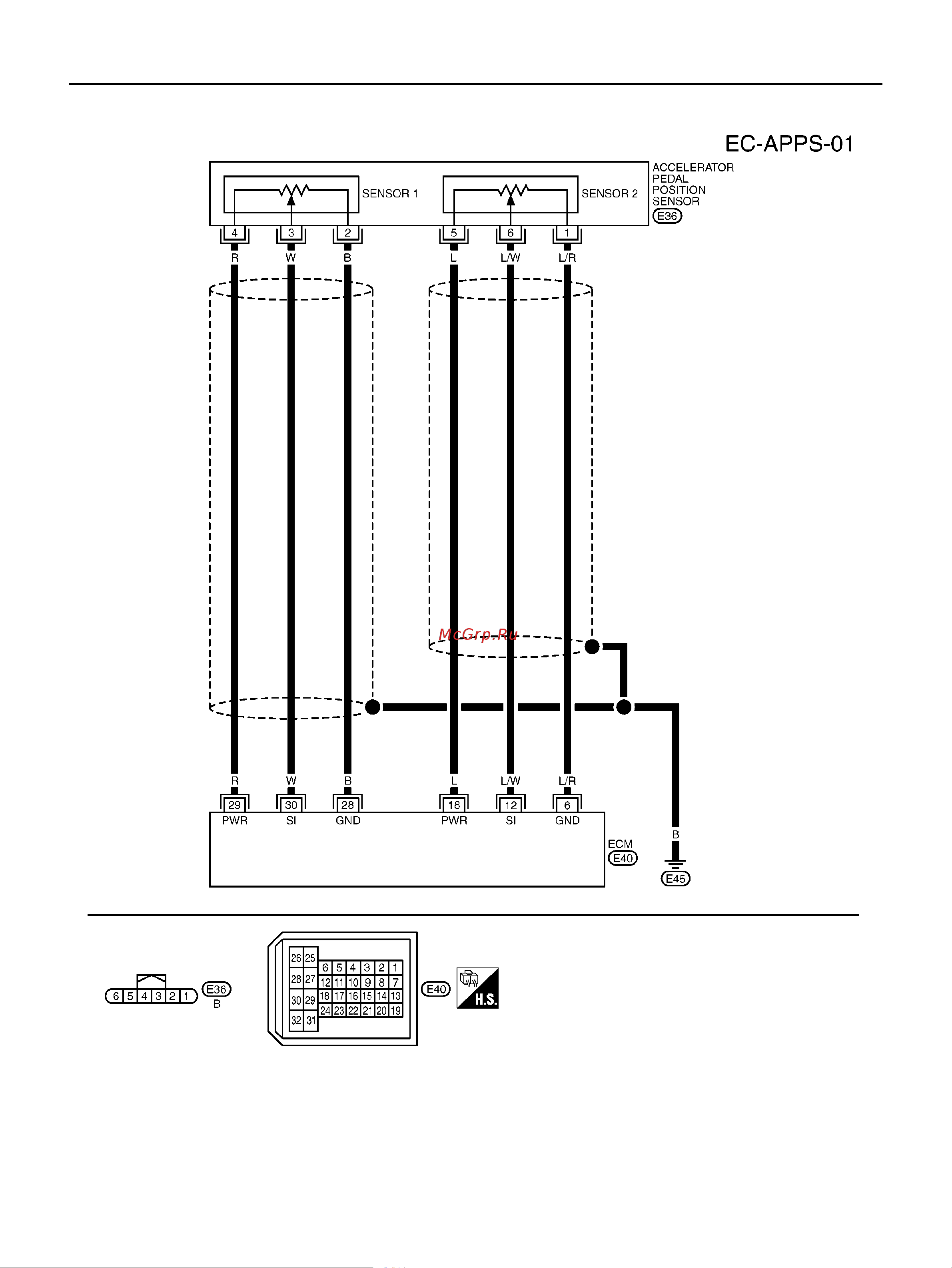 Nissan Note ENGINE CONTROL SYSTEM онлайн [1838/1872] 53283