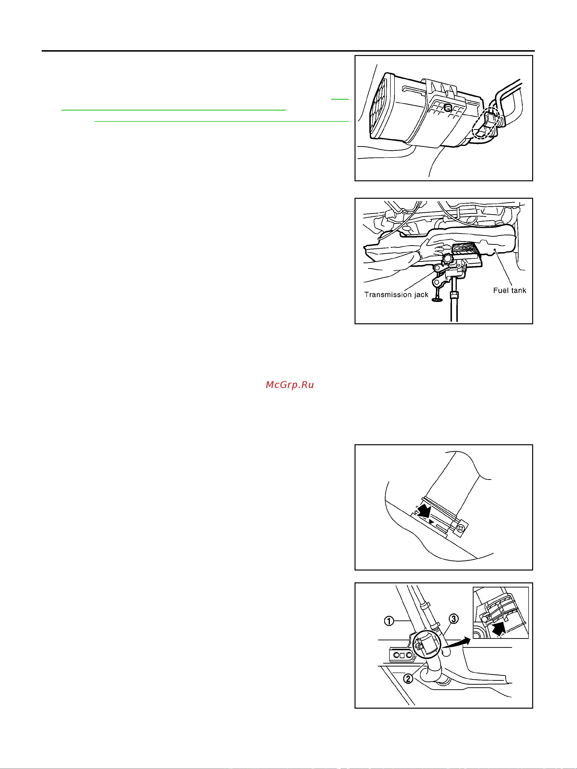 Nissan Note [10/34] Installation of fuel filler hose