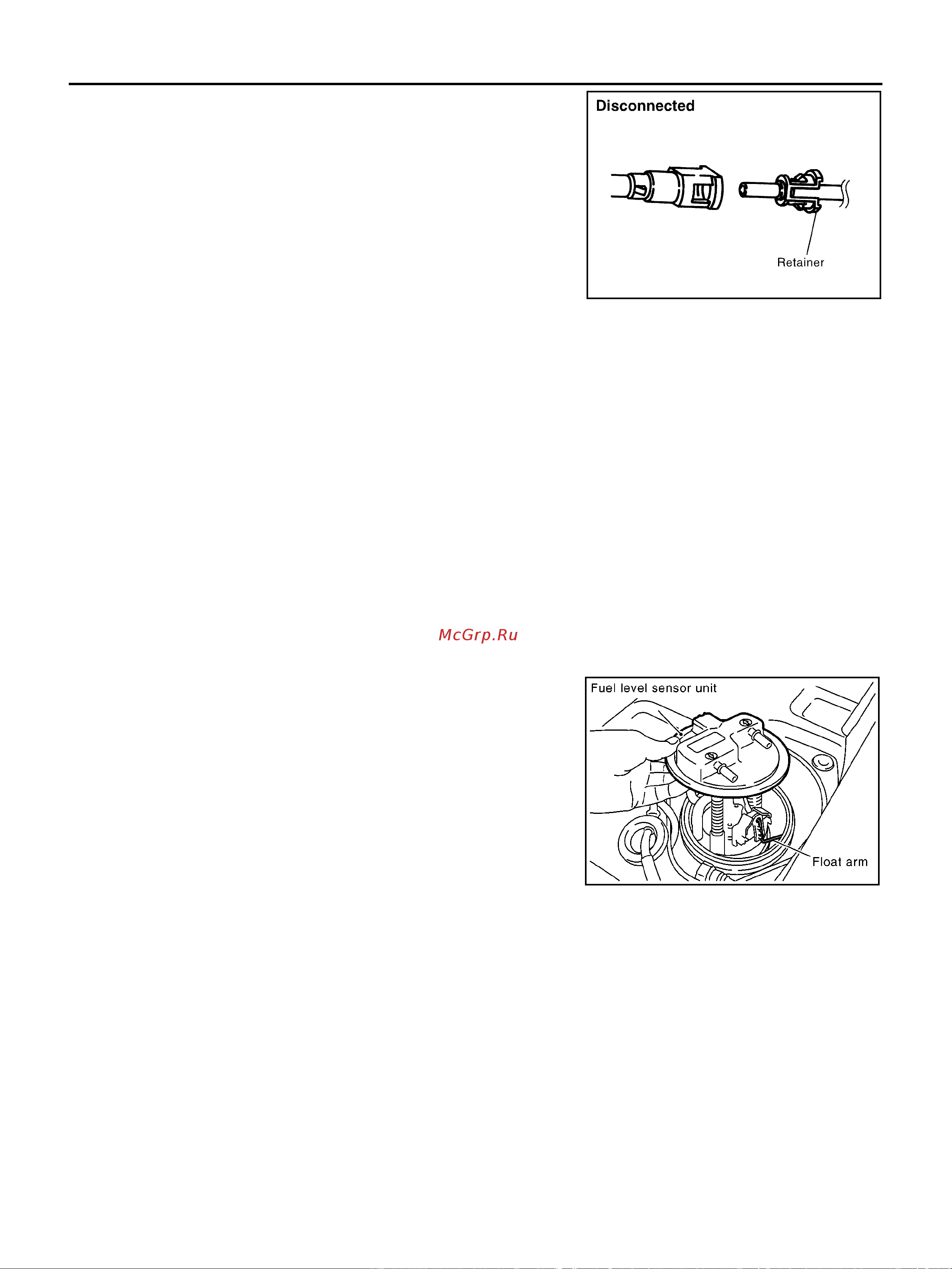 Nissan Note [30/34] Fuel level sensor unit