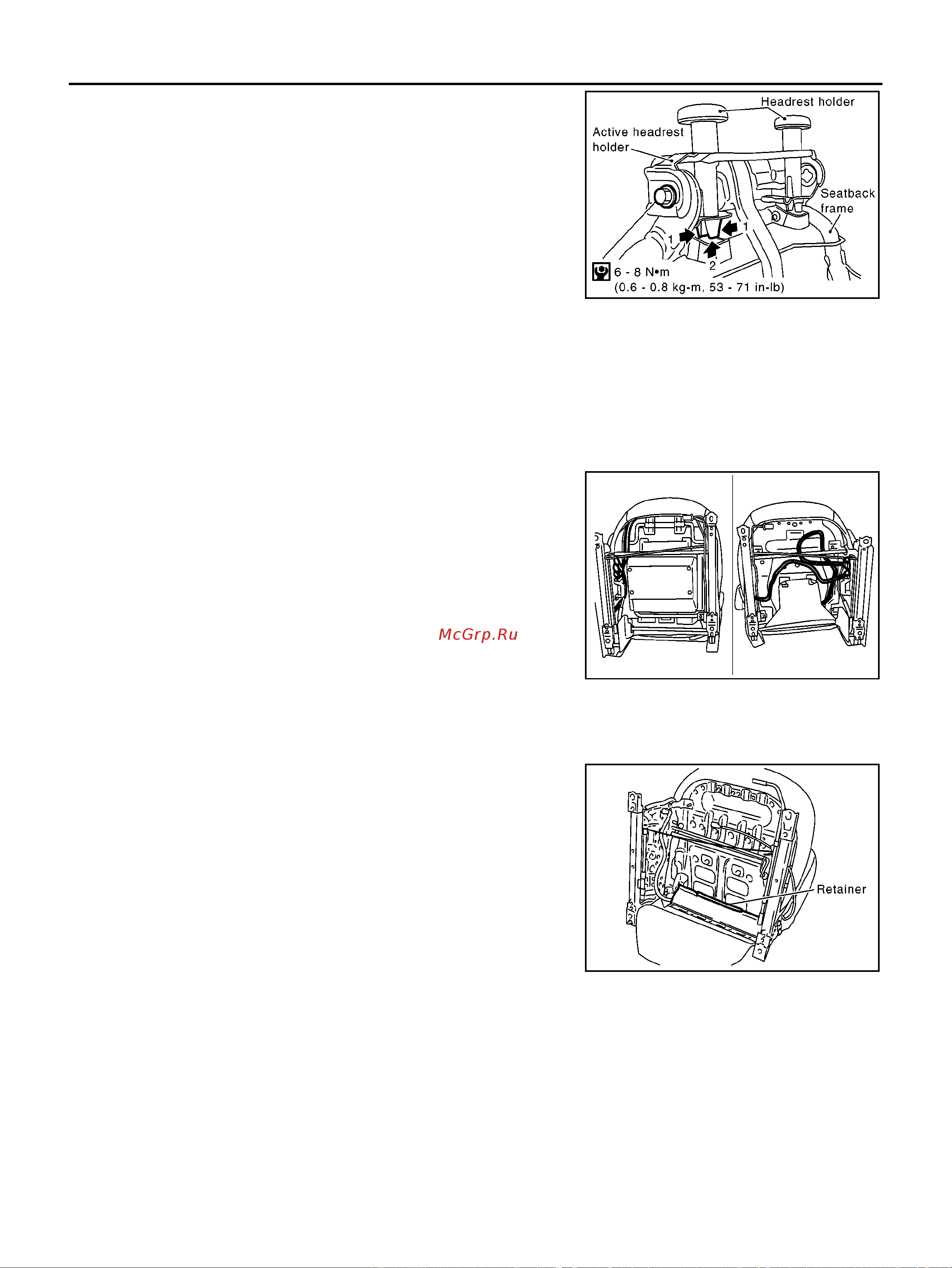 Nissan Note [10/14] Disassembly and assembly of seat cushion