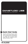 M-Audio OmniStudio USB Краткое руководство