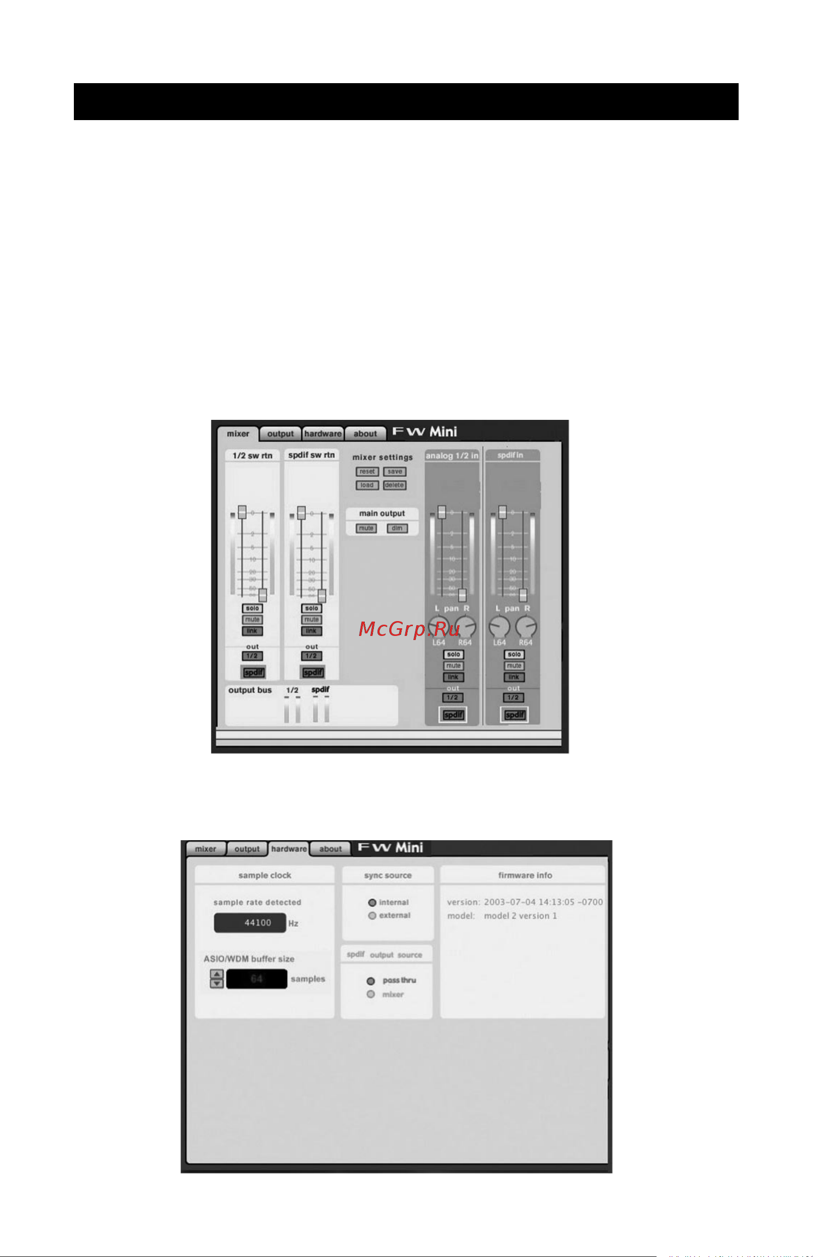 M-Audio FireWire Solo [31/40] Pagina hardware