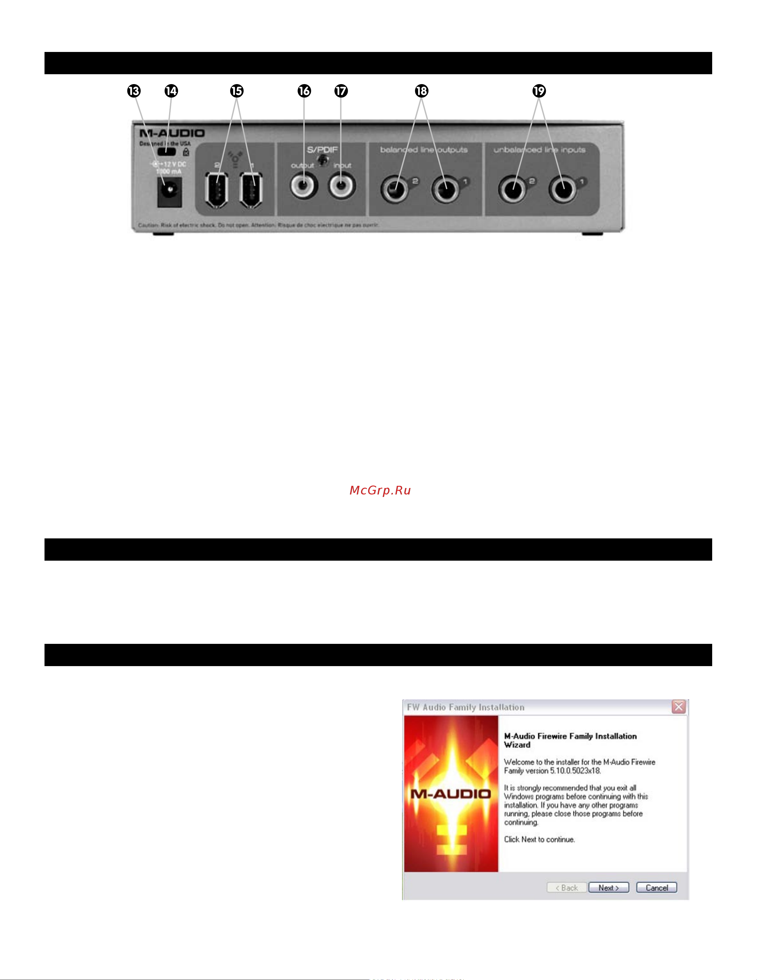 M-Audio FireWire Solo [5/20] Hardware installation