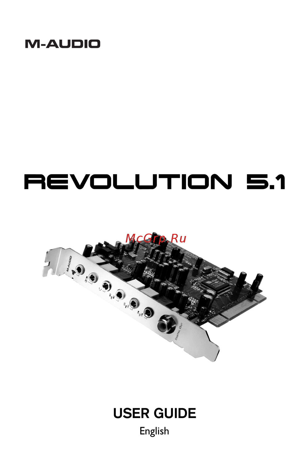 M-Audio Revolution 5.1 Инструкция по использованию