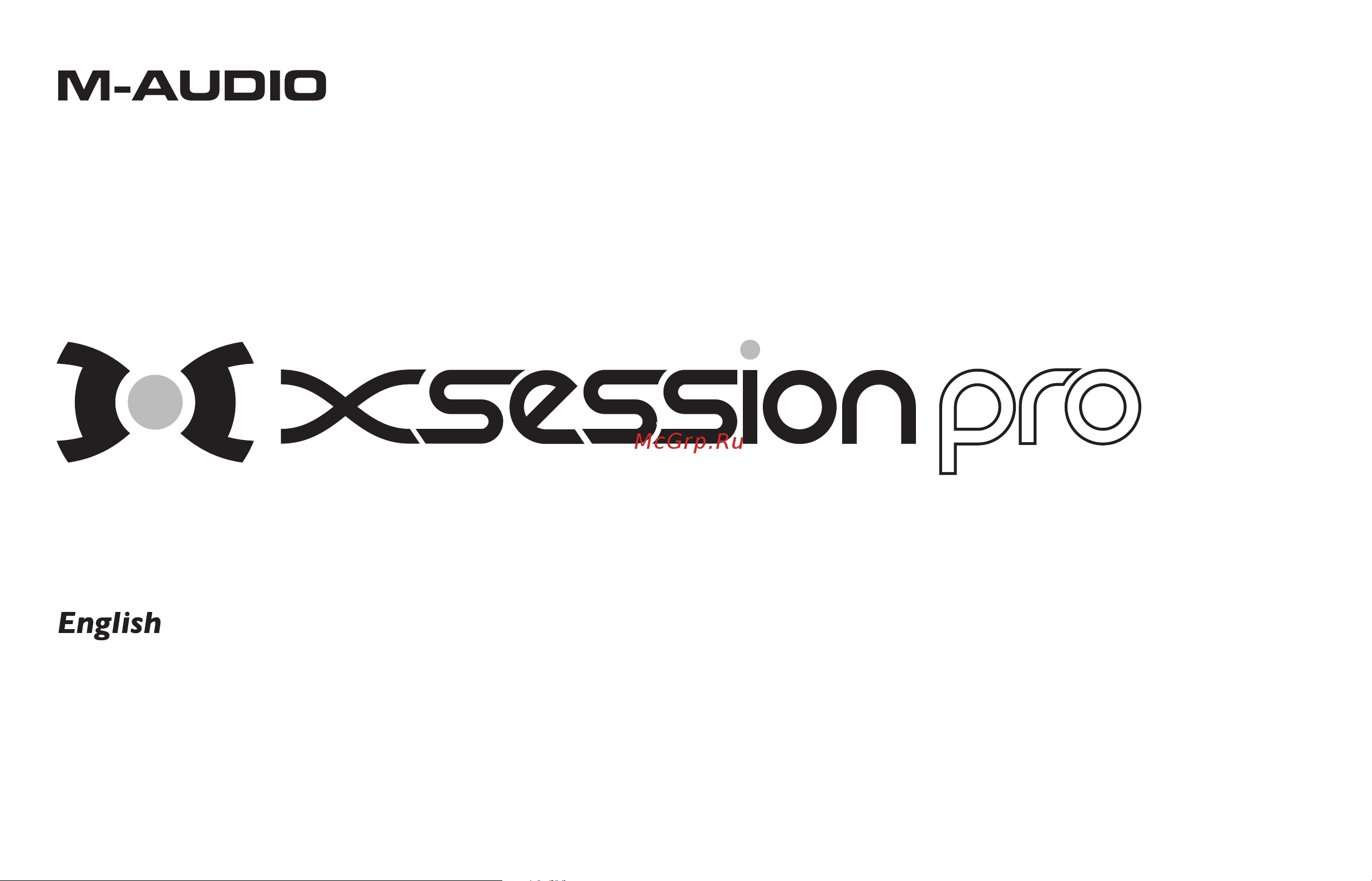 M-Audio X-Session Pro Краткое руководство онлайн