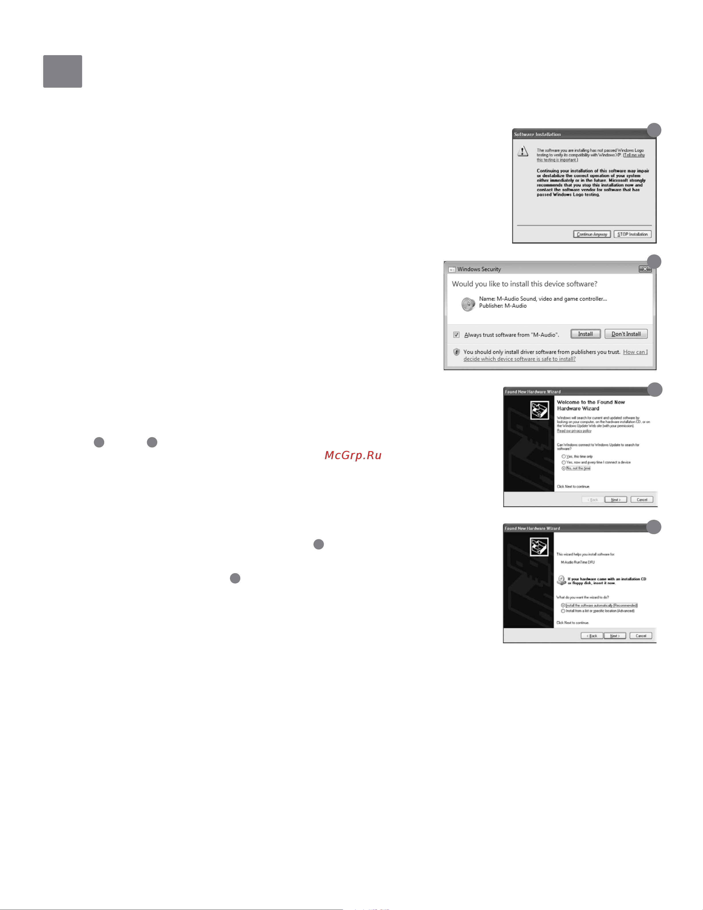 M-Audio MIDISPORT 4x4 Anniversary Edition [5/8] X4 user guide 4