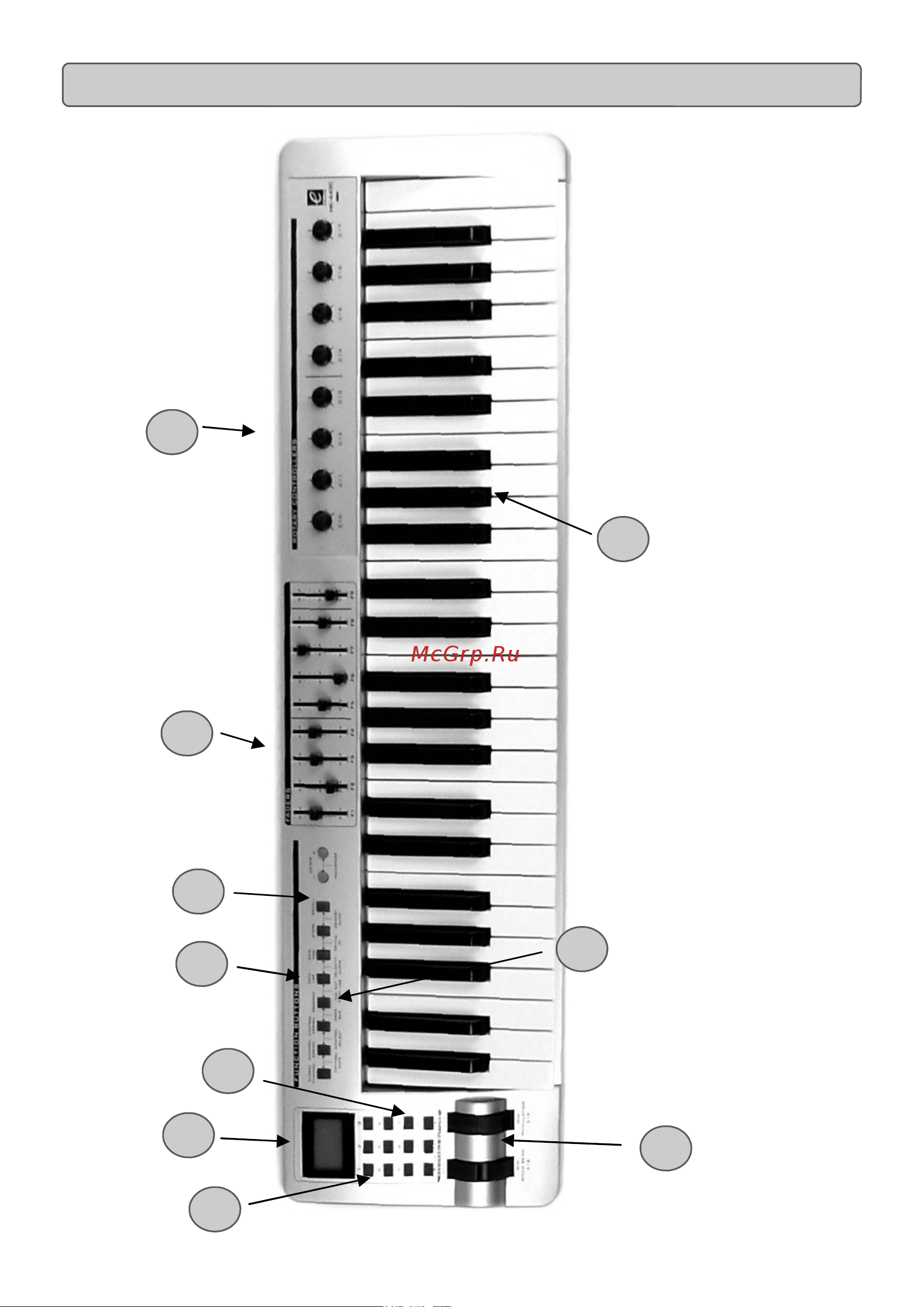 M-Audio Evolution MK-425C [6/21] Program changes