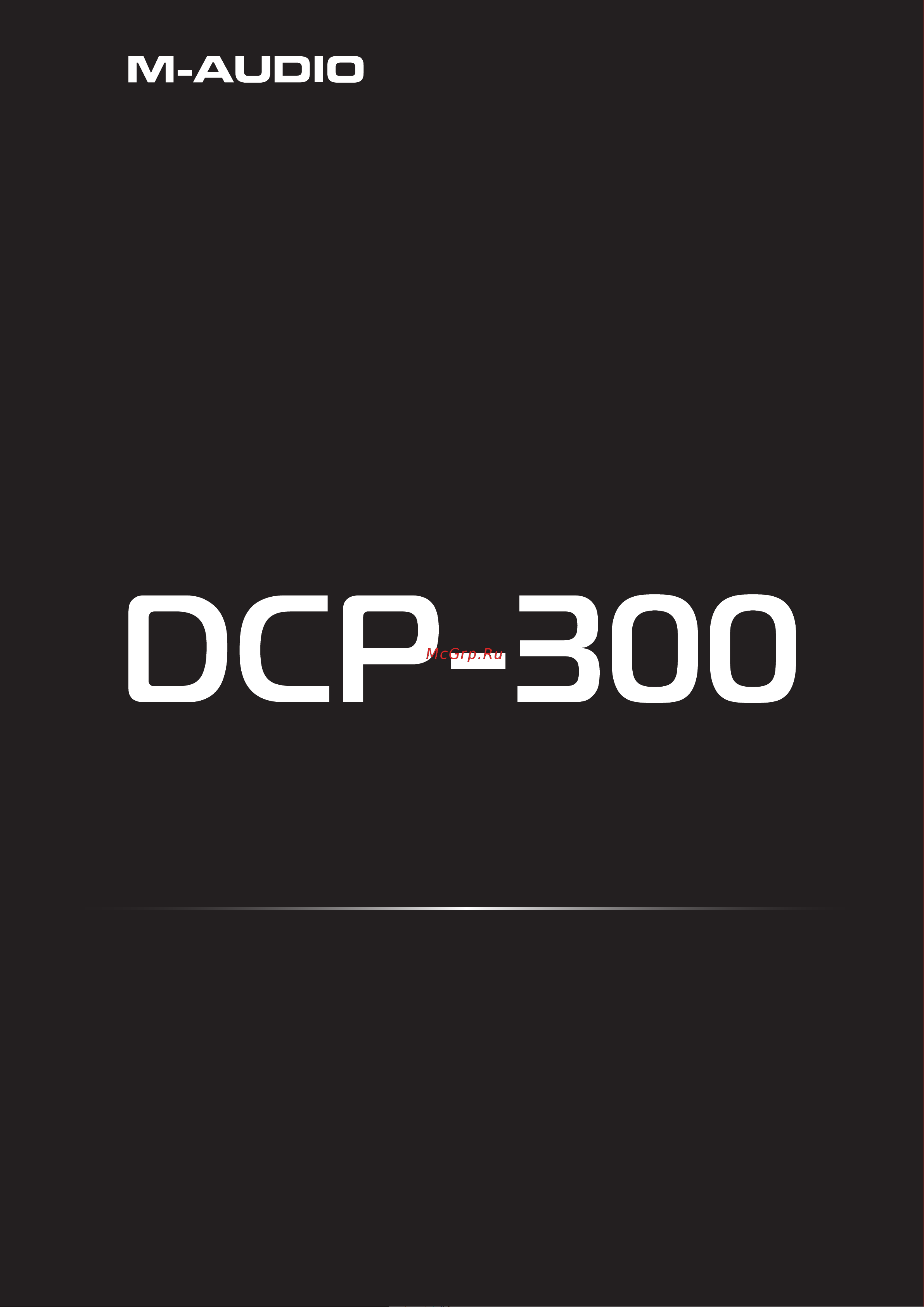 M-Audio DCP-300 Инструкция по использованию онлайн