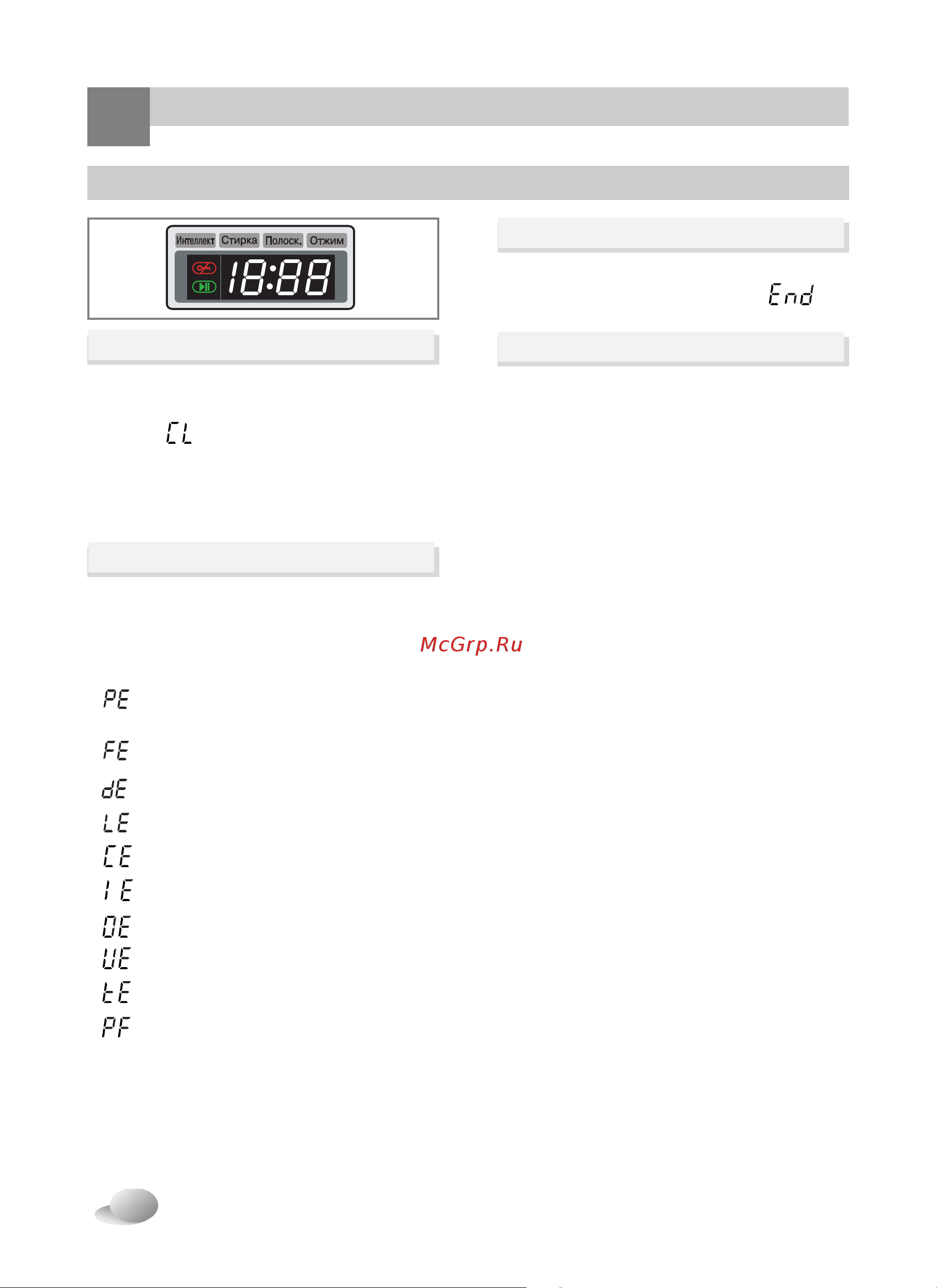 LG WD-1239(0…9)TDK [21/32] Дисплей