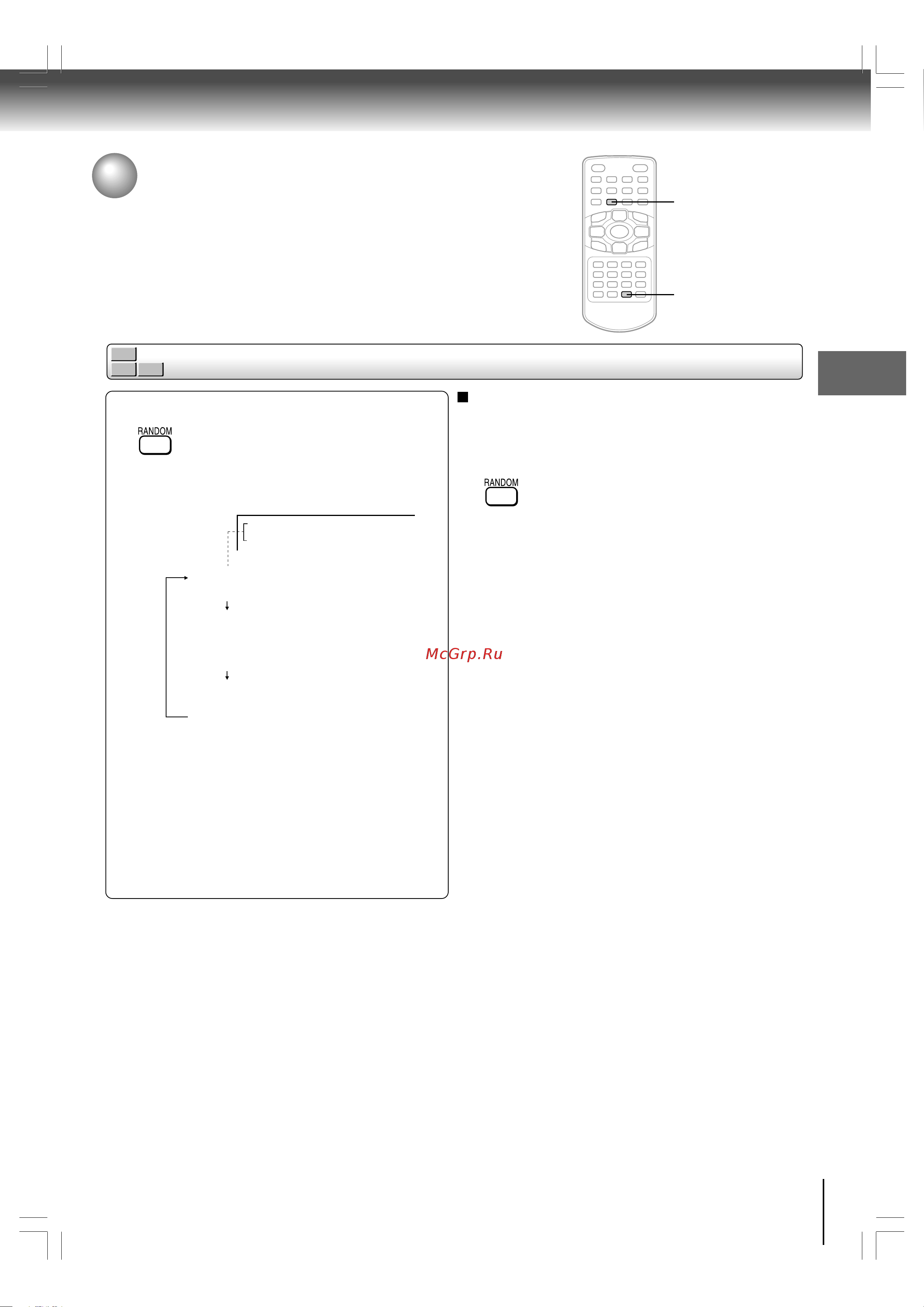 Toshiba SD-P1610 [5/42] Произвольный порядок воспроизведения