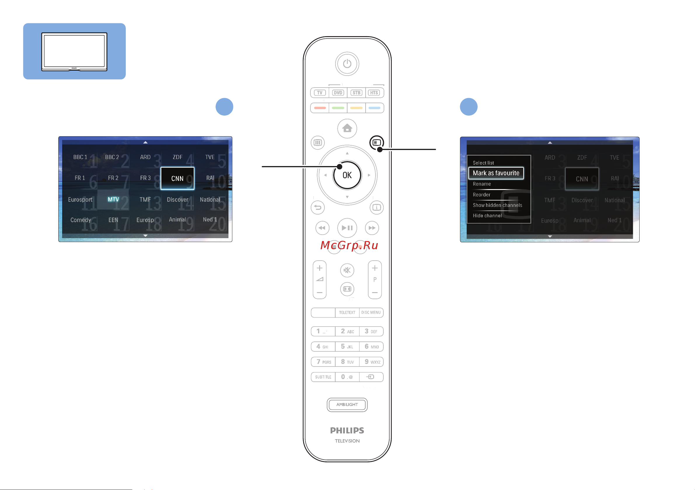 Philips 32PFL9604H [7/8] Options