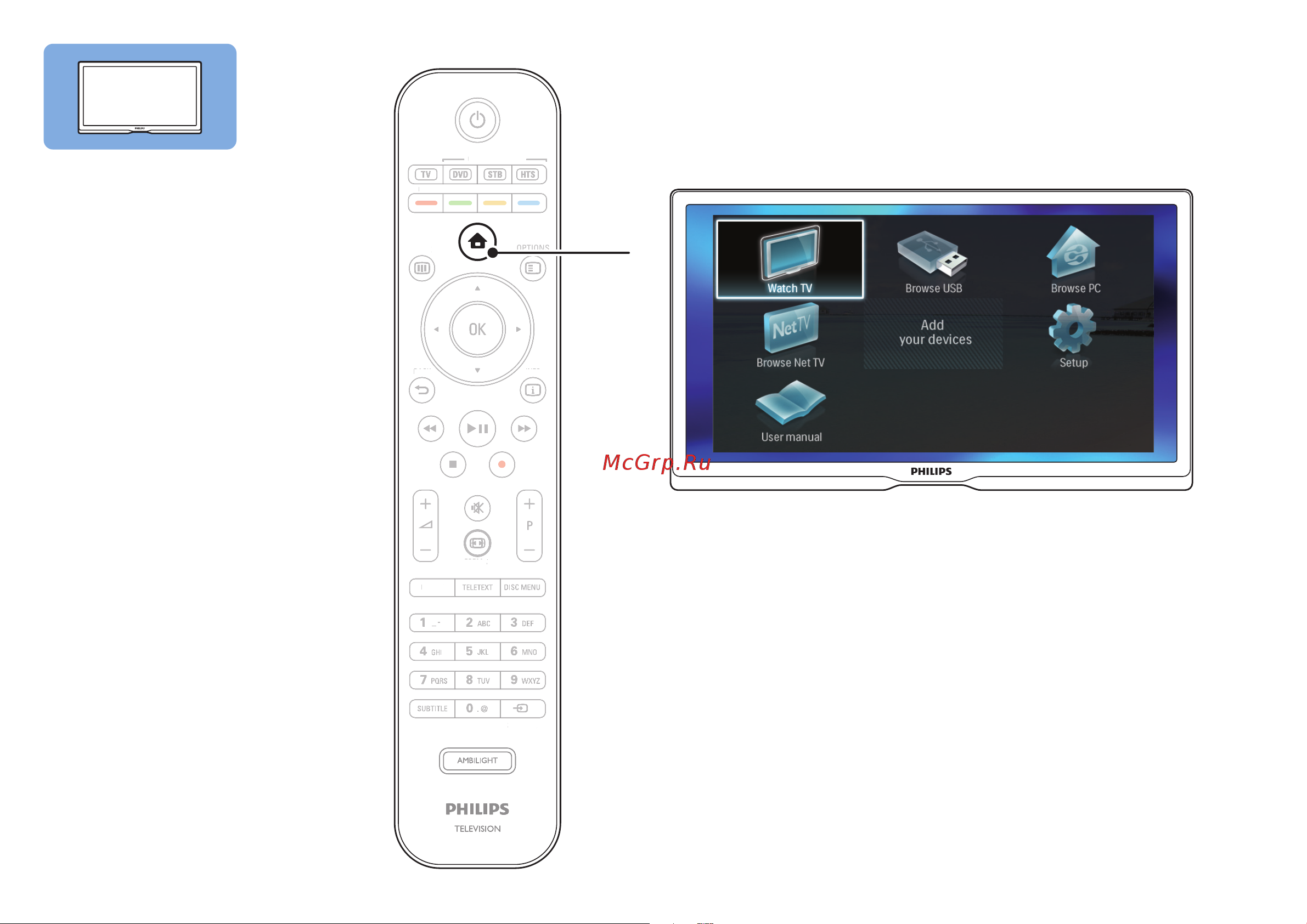 Philips 47PFL9664H [8/12] Options