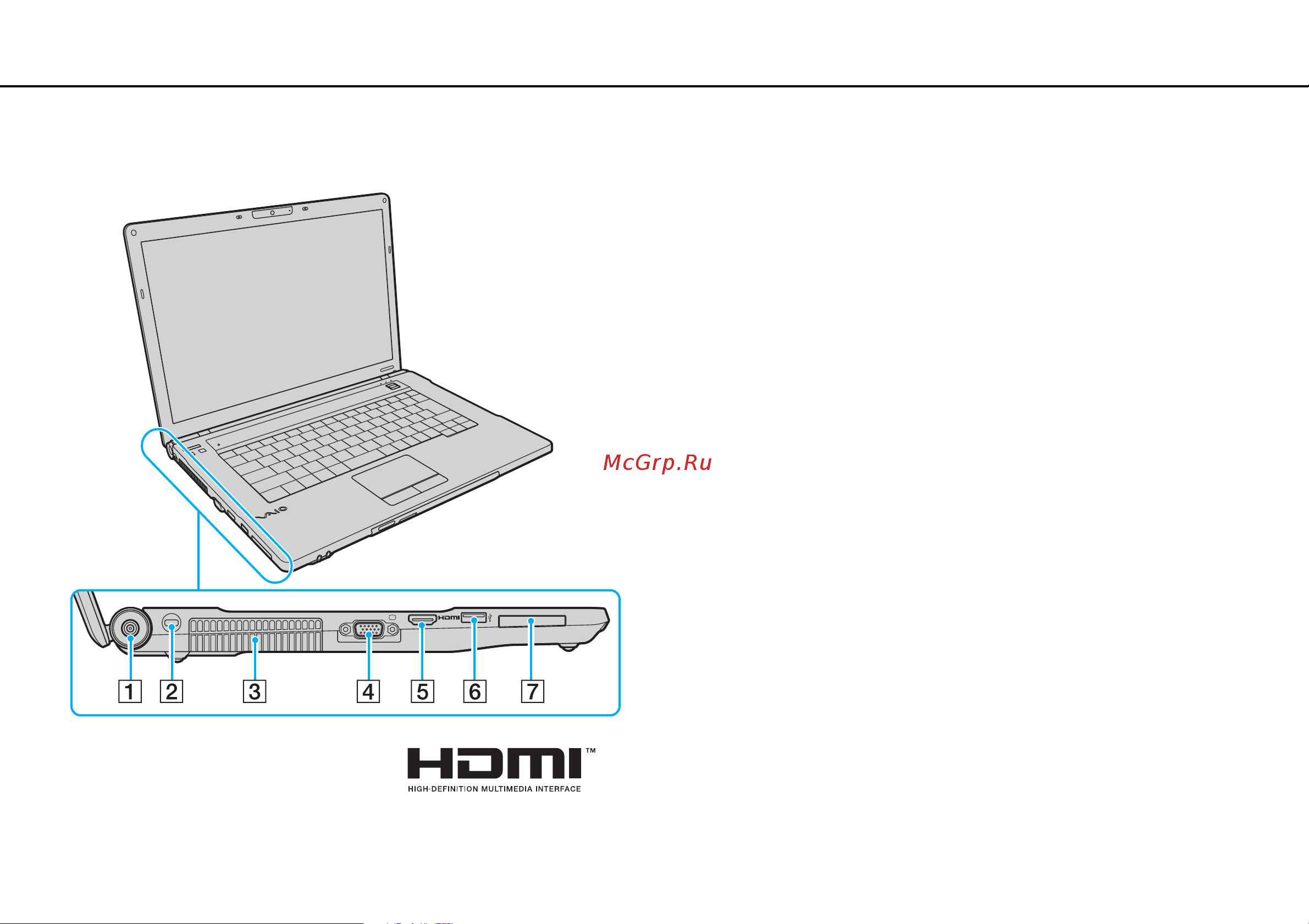 Sony VPCB11X9E/B [15/206] Locating controls and ports