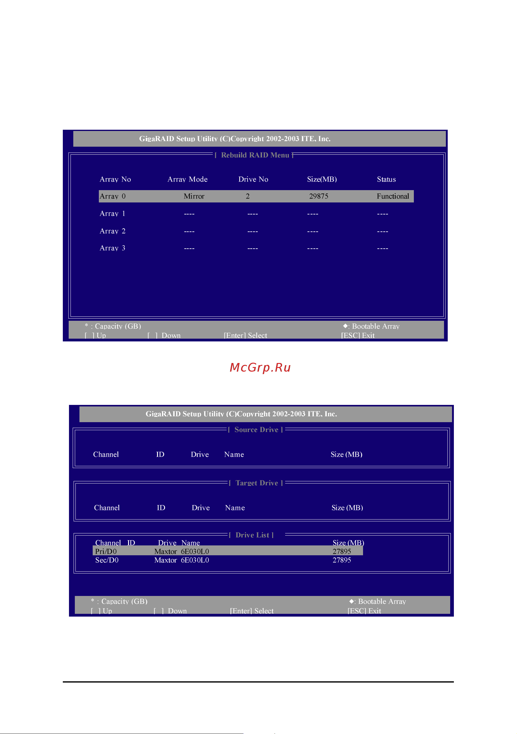 Gigabyte GA-8I915P-G   (rev. 2.x) Configuring IDE RAID Hard Drive онлайн [11/18] 44265