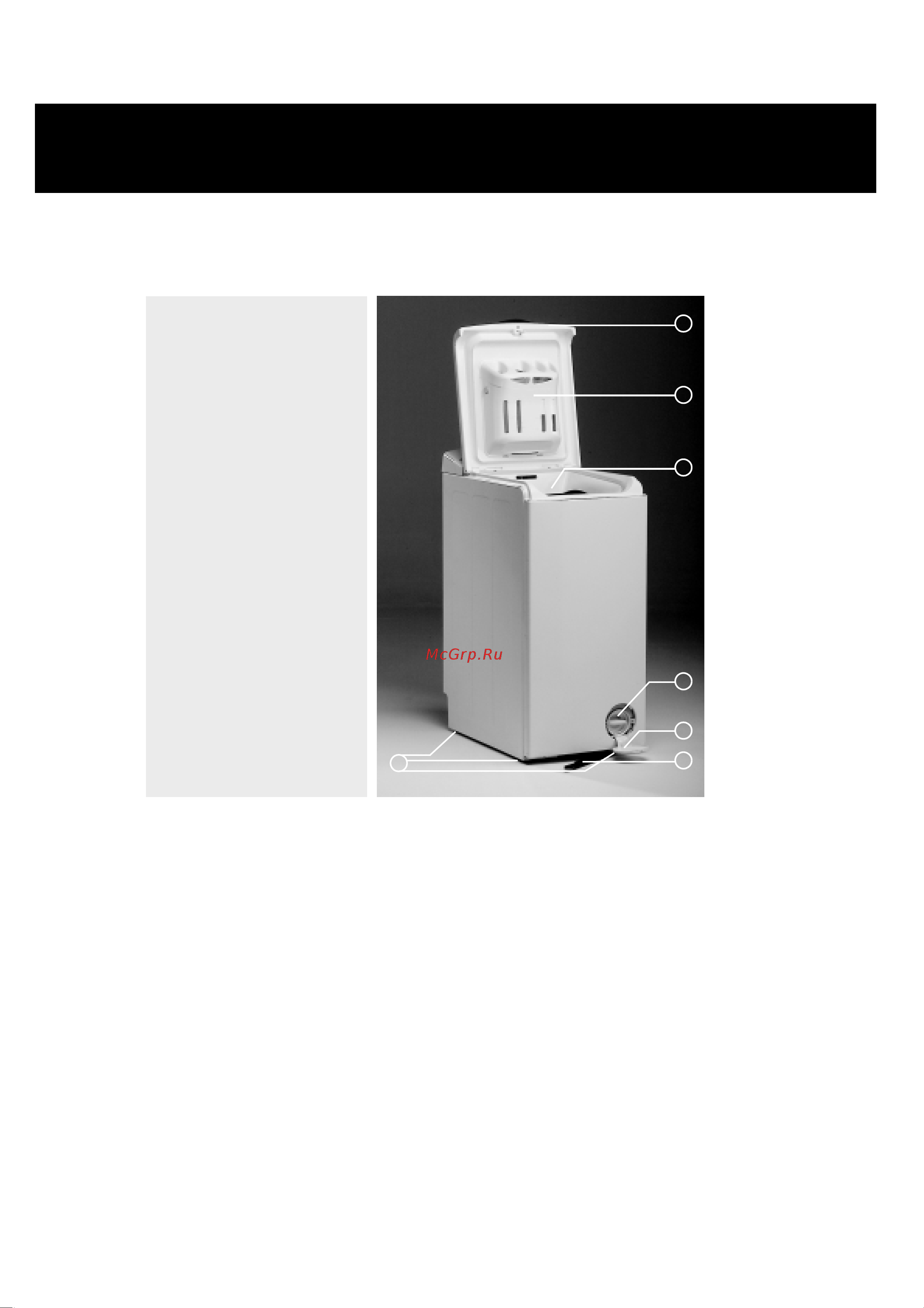 Whirlpool AWT 7125 [4/16] Описание стиральной машины